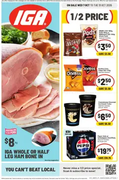 Preview of IGA catalogue VIC - valid from 07/10/2026