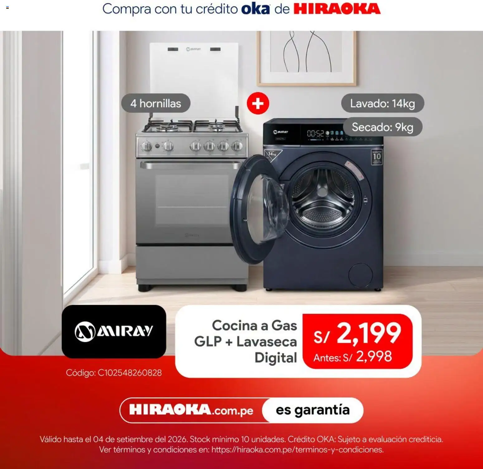 Catálogo Hiraoka válido desde 01/09/2026 | Página: 5 | Productos: Cocina