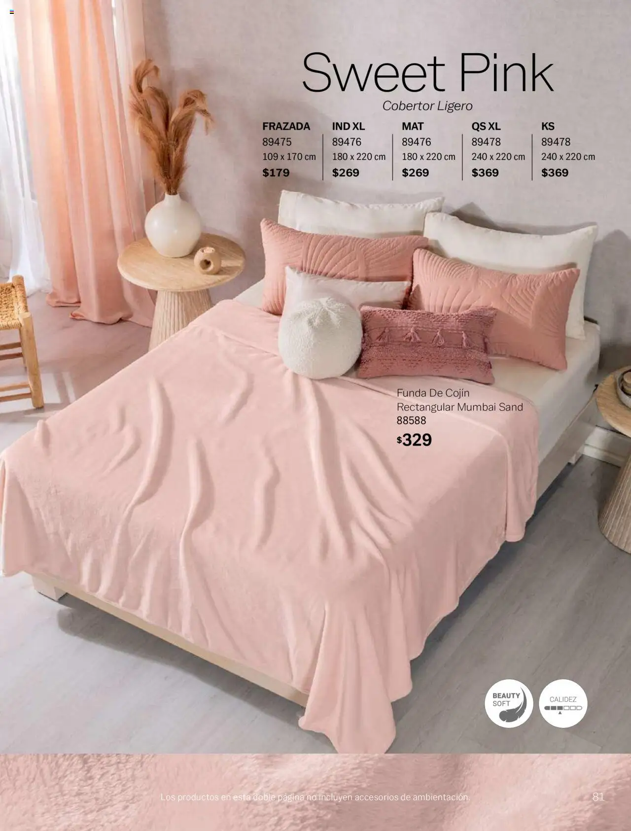 Nuevas ofertas de Vianney válidas en toda la República Mexicana desde el 15/08/2025. ¡Encuentra las mejores ofertas en Vianney - Catálogo Invierno! | Página: 83 | Productos: Cobertor, Funda
