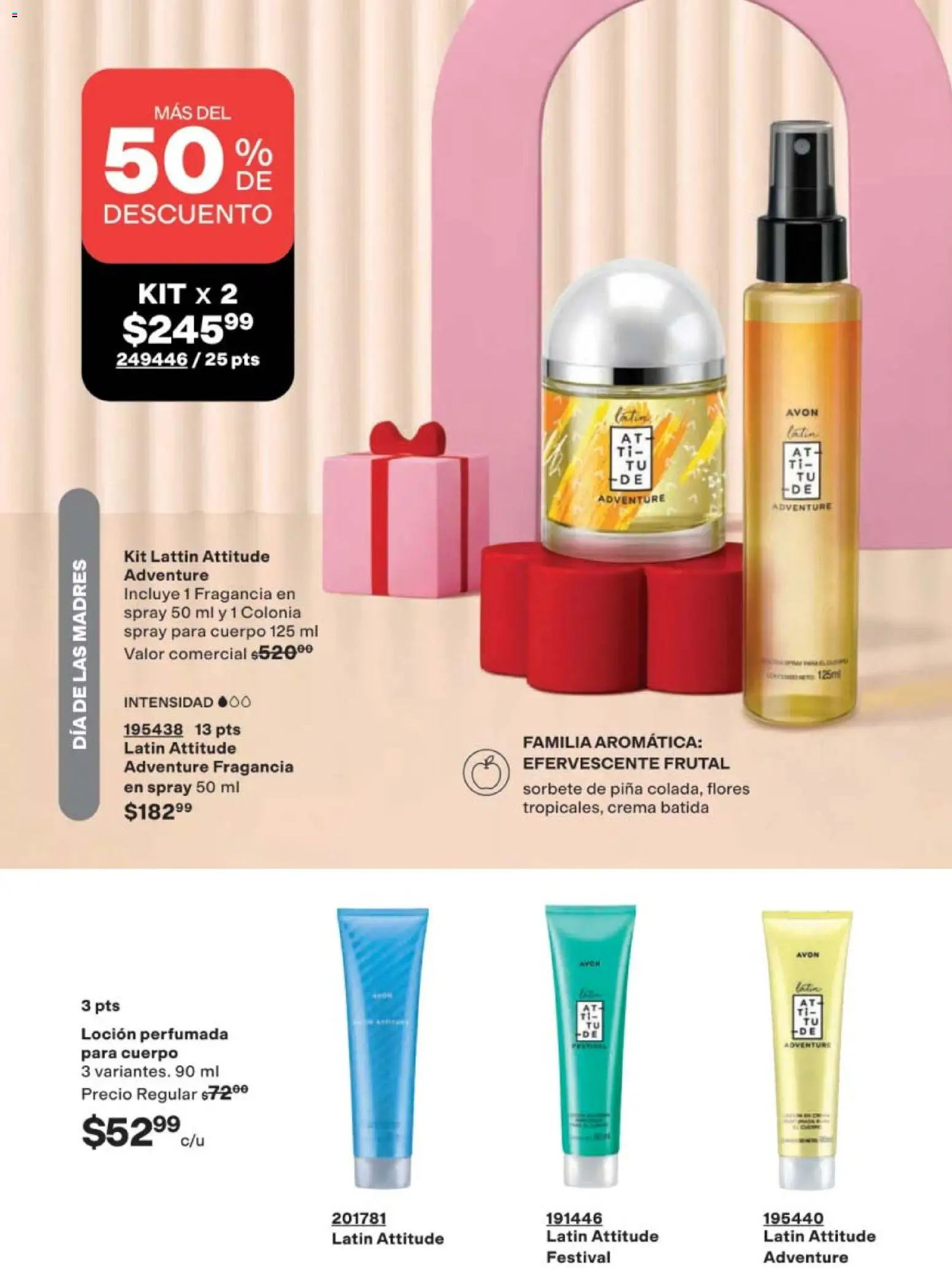 Nuevas ofertas de AVON válidas en toda la República Mexicana desde el 02.04.2026. ¡Encuentra las mejores ofertas en AVON campaña 6 2026! | Página: 46 | Productos: Crema, Loción, Body, Fragancia