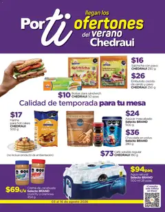 Vista previa de Chedraui folleto Por Ti ofertones, nuevo folleto de la tienda, válido en México a partir del 03/08/2026