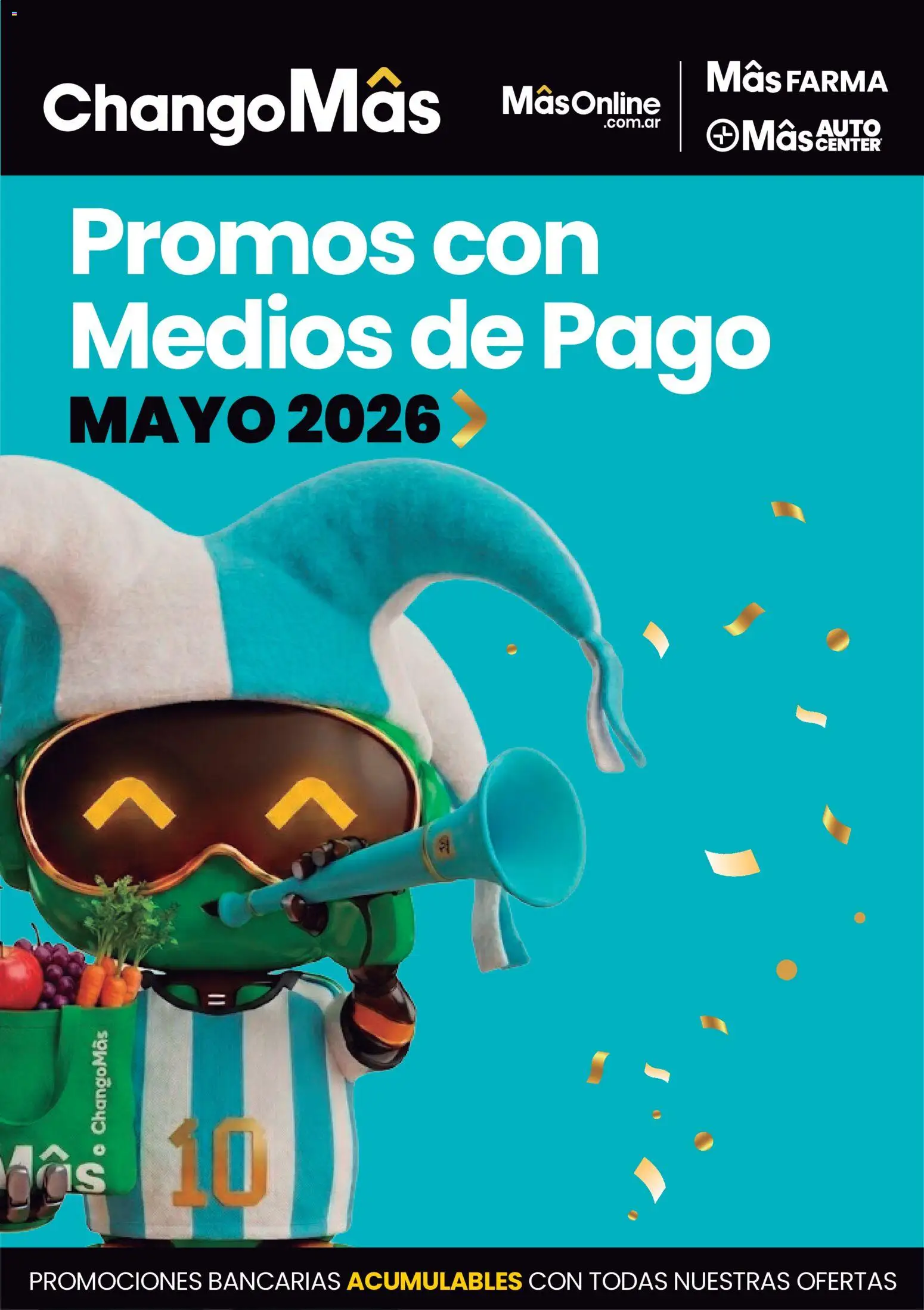 Changomas - Medios de Pago │ válido desde el 12.05.2026 | Página: 1