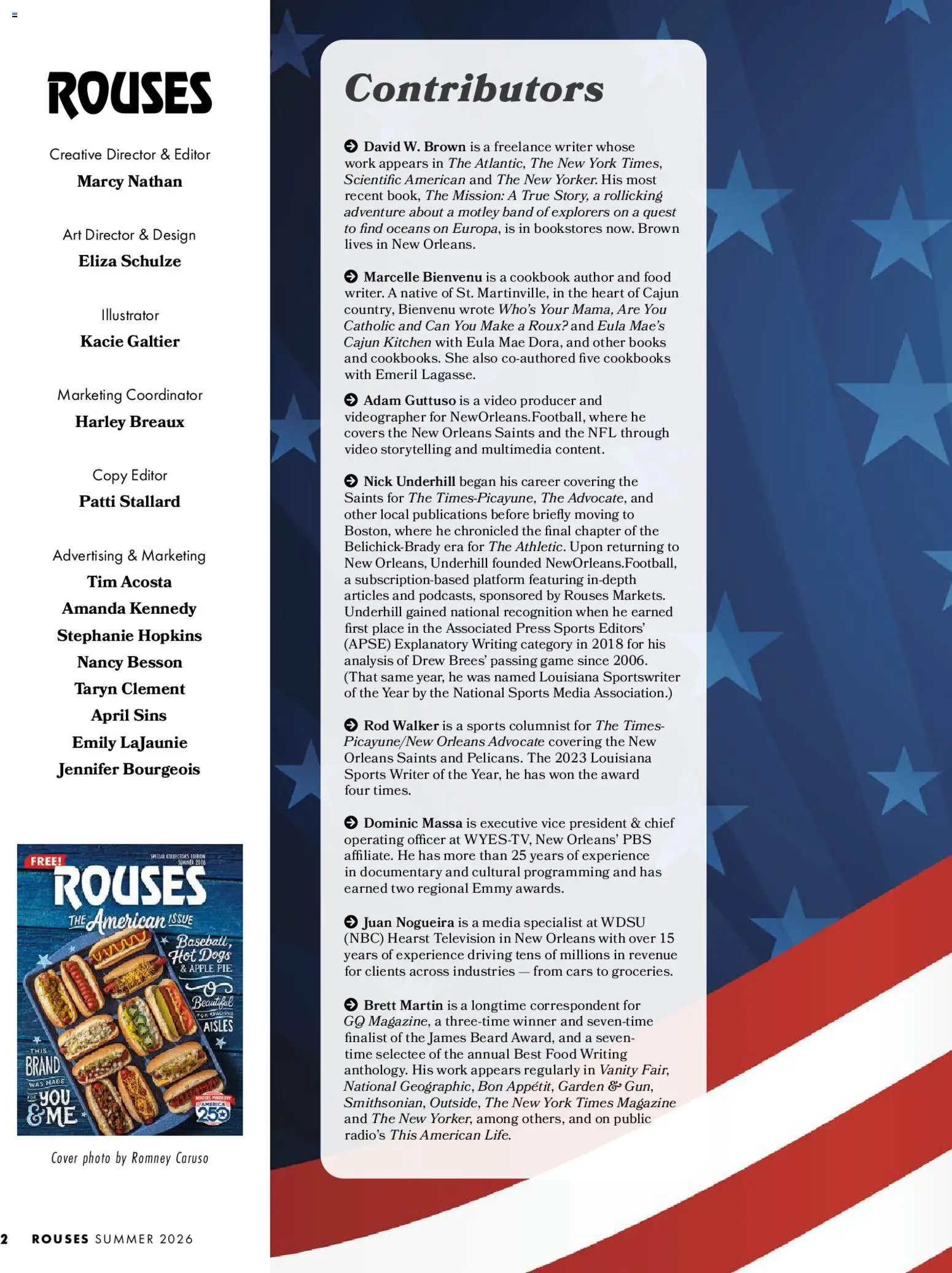 Rouses Magazine Summer 2026 - valid from 06/01/2026 | Page: 4 | Products: Press, Apple Pie, Television, Video