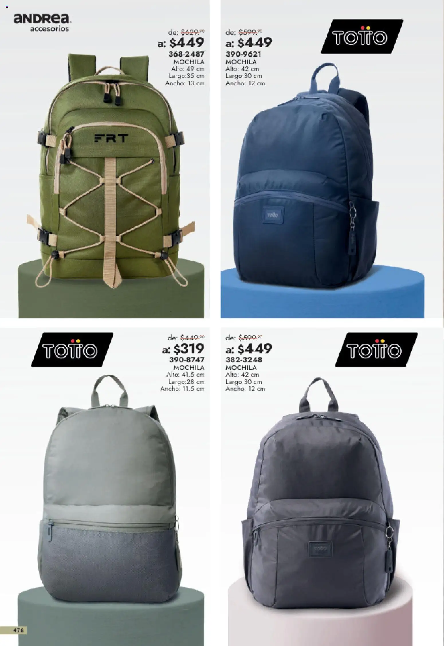 Nuevas ofertas de Andrea válidas en toda la República Mexicana desde el 26/07/2026. ¡Encuentra las mejores ofertas en Andrea catálogo Outlet! | Página: 476