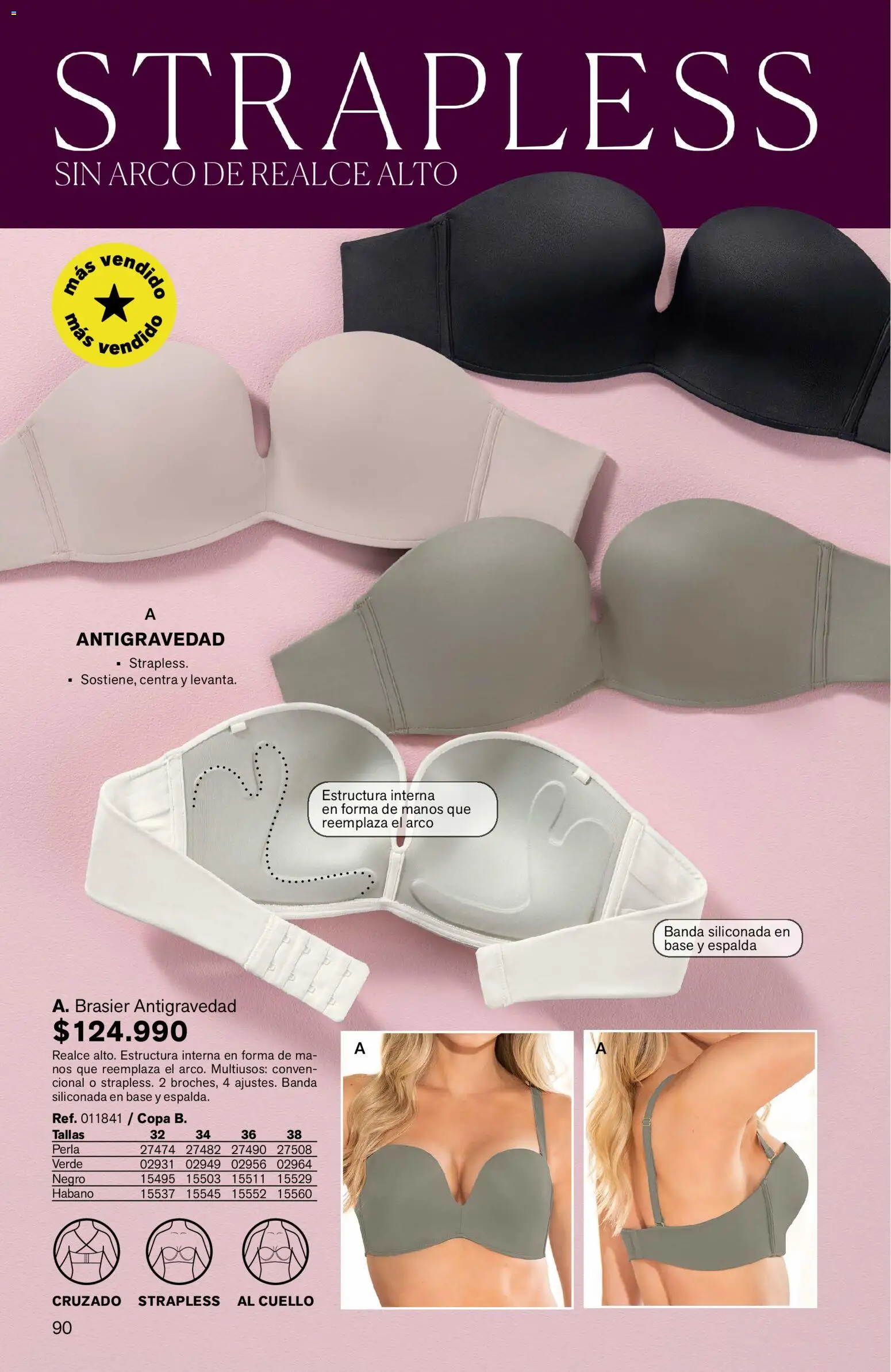 Leonisa revista - valida desde el 04.06.2026 | Página: 90 | Productos: Brasier, Cuello