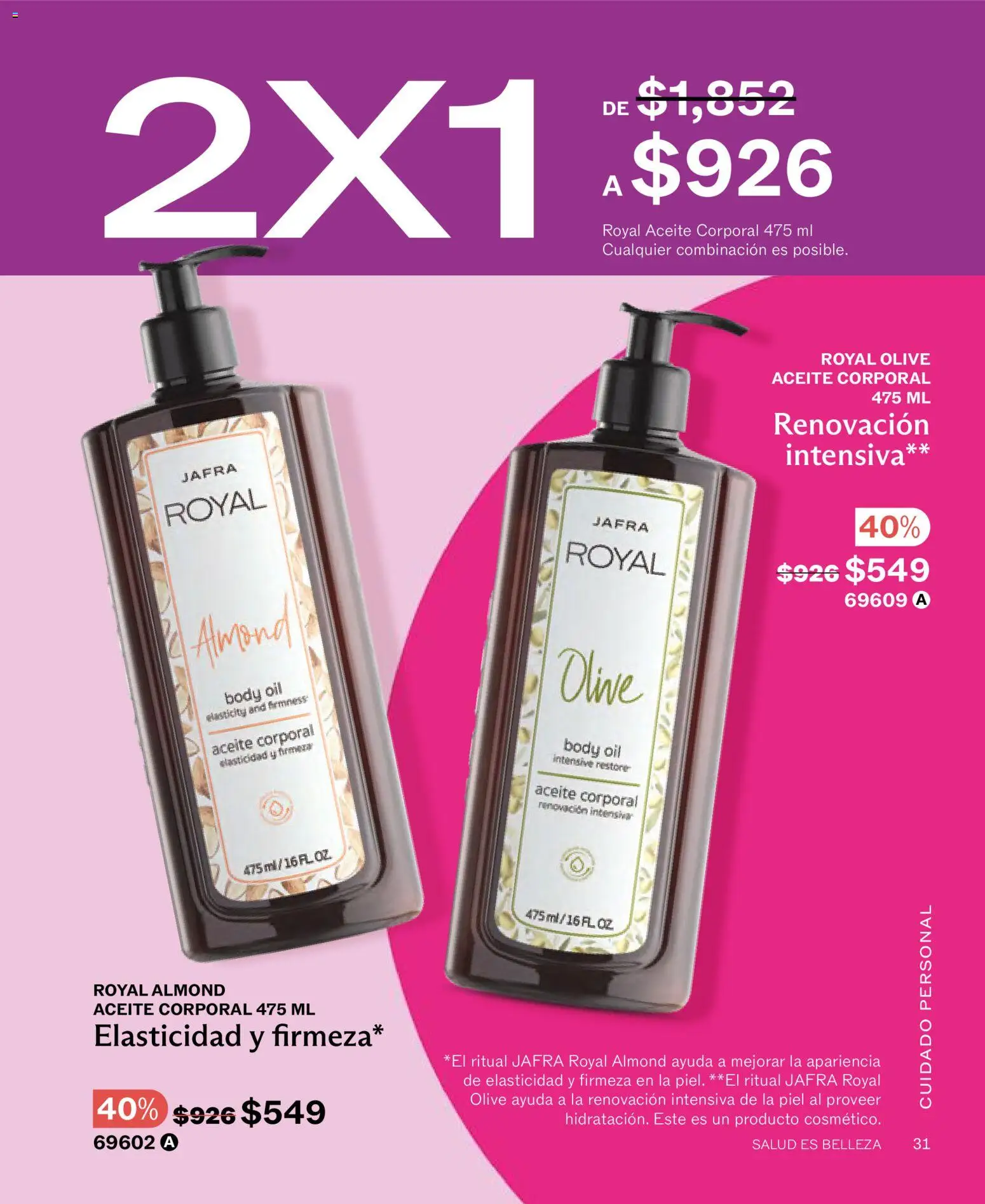 Nuevas ofertas de JAFRA válidas en toda la República Mexicana desde el 01/07/2026. ¡Encuentra las mejores ofertas en JAFRA catálogo! | Página: 31