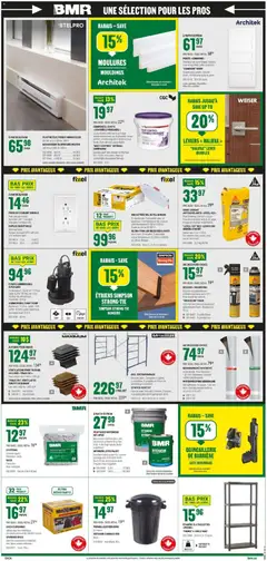 Preview of BMR weekly flyer / circulaire from shop BMR valid from Oct 1, 2026 | Page: 2