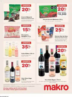 Makro catálogo -  Vista previa de la revista de la tienda Makro valido desde el 01.05.2026 | Página: 5 | Productos: Champaña, Chocolate, Pizza, Tintura