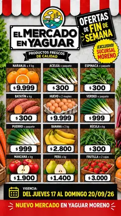 Vista previa Yaguar - Oferta semanal Moreno válido desde el 17/09/2026