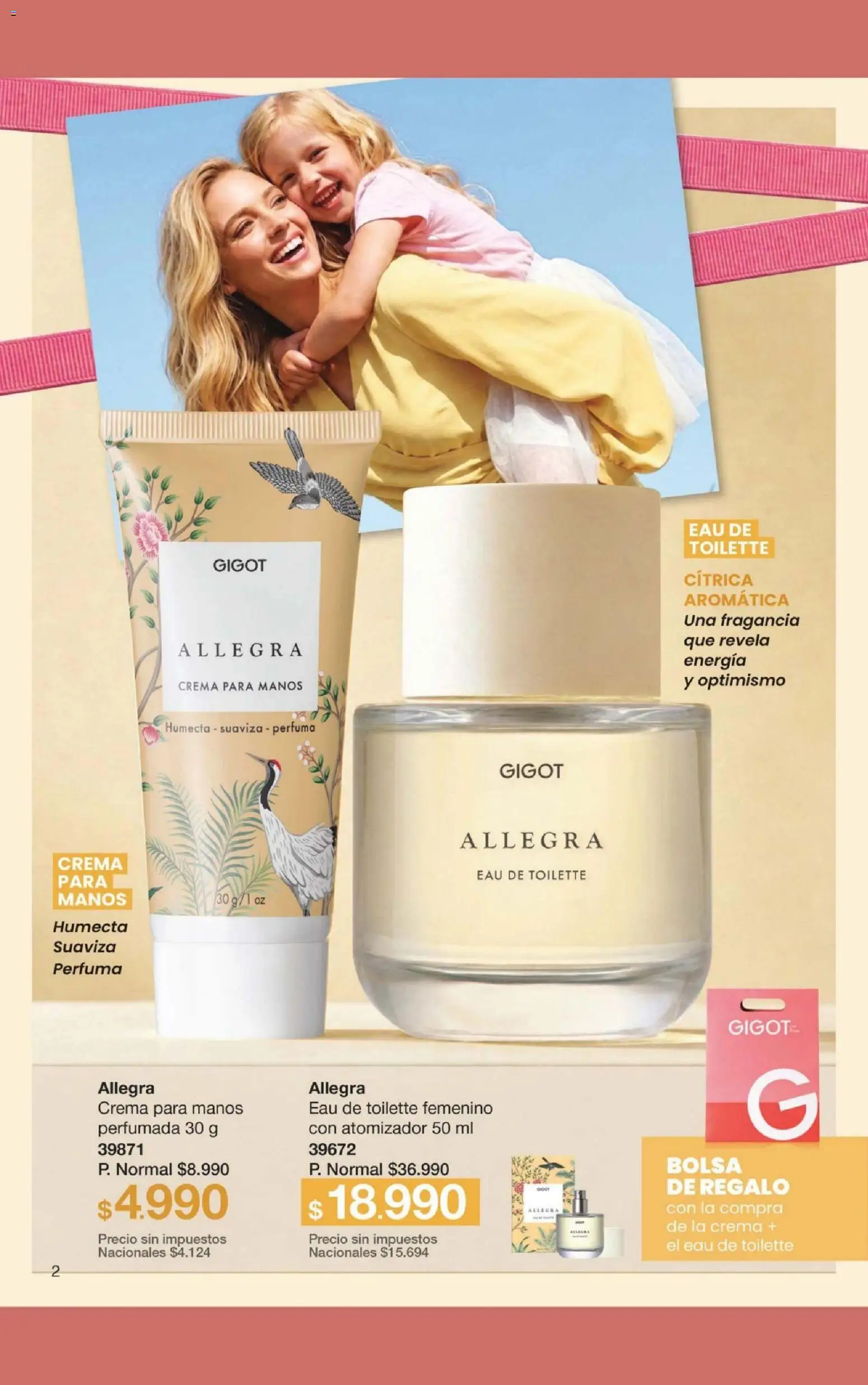 Gigot catálogo │ válido desde el 21/09/2026 | Página: 8 | Productos: Crema para manos, Fragancia, Eau de toilette, Crema