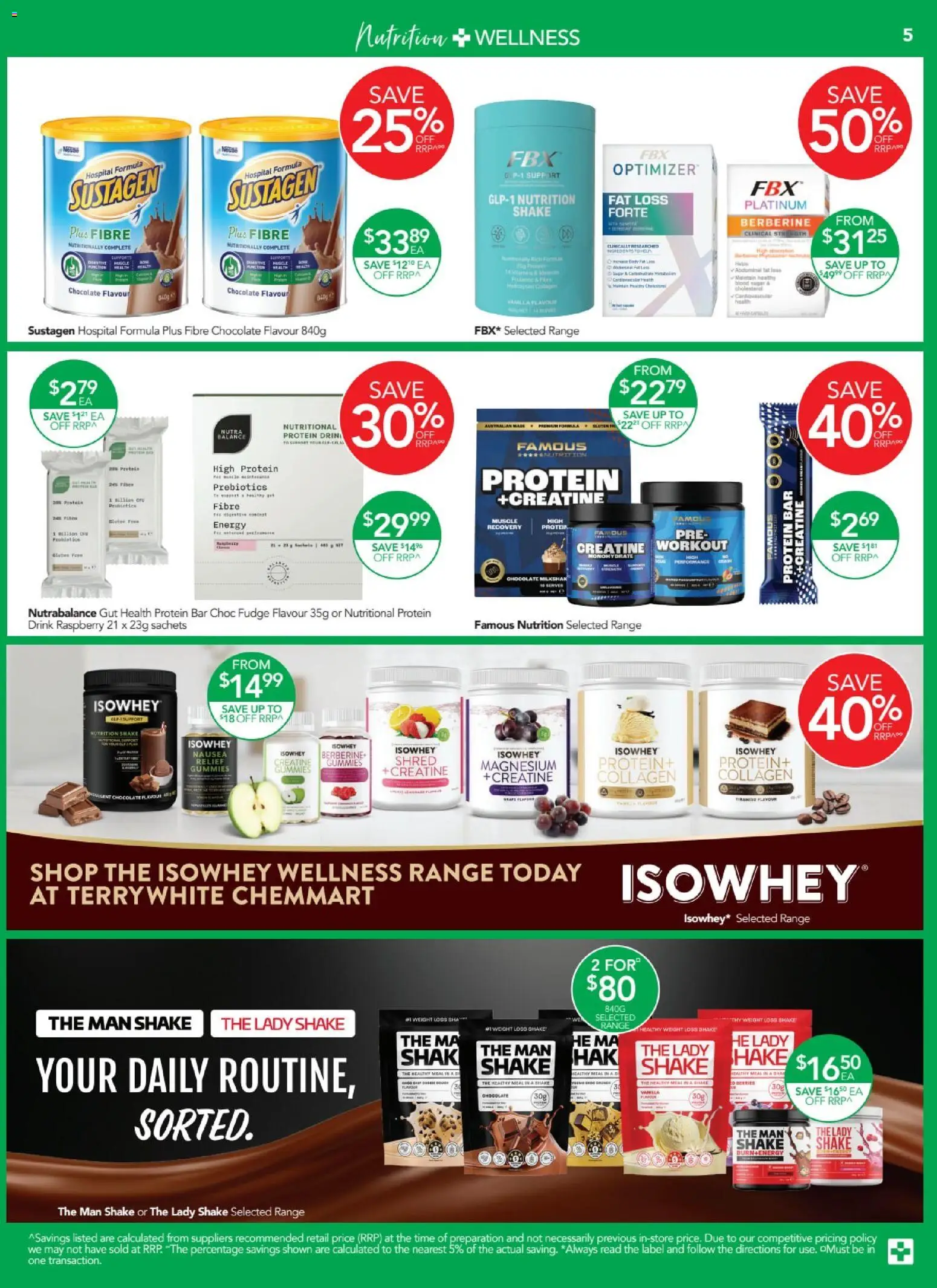 Terry White catalogue - valid from 10/09/2026 | Page: 5 | Products: Protein, Protein bar, Vanilla, Weight