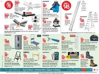 Preview of Canadian Tire weekly flyer from shop Canadian Tire valid from Jul 9, 2026 | Page: 21 | Products: Boots, Fan