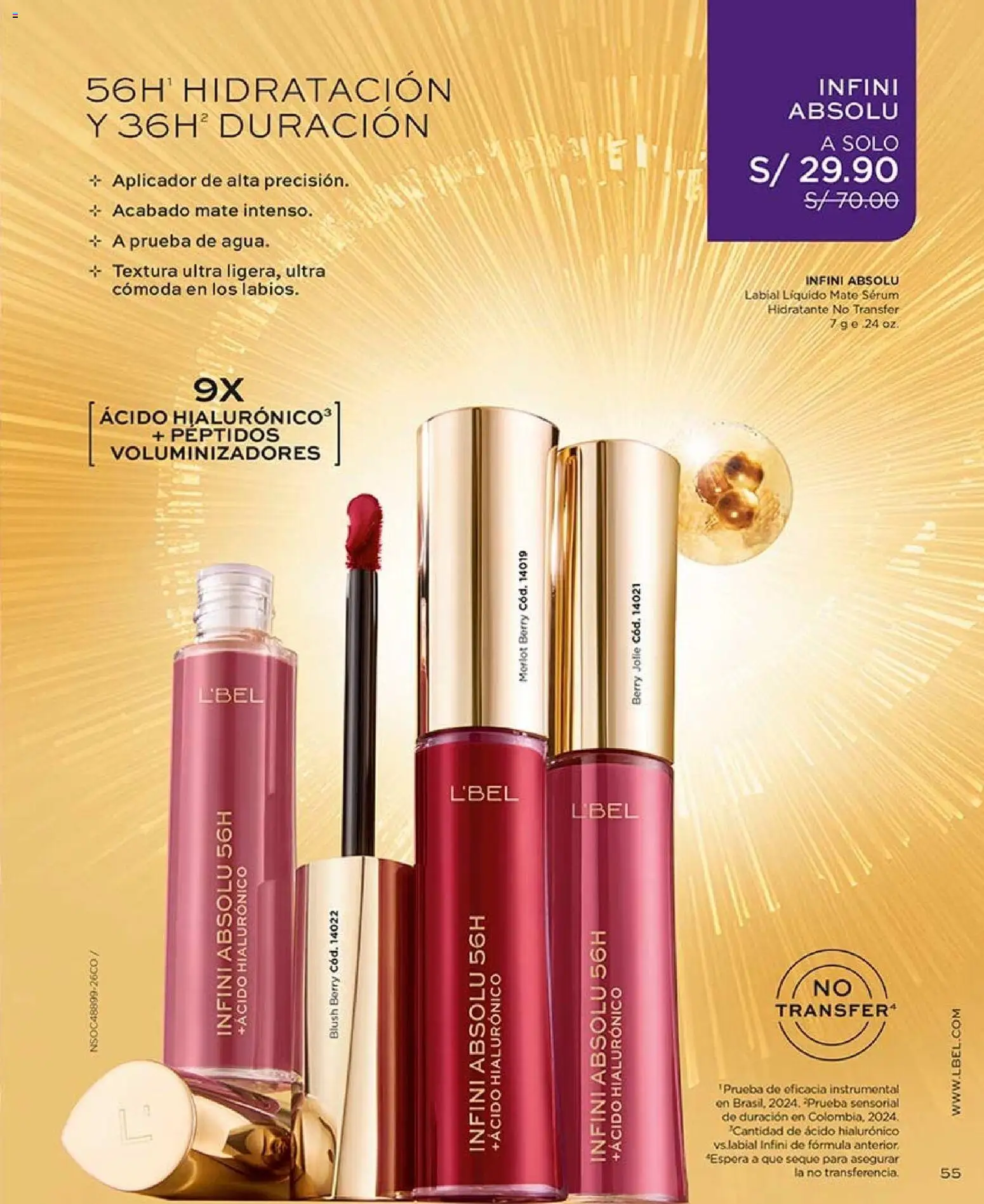 Catálogo L'Bel válido desde 22/08/2026 | Página: 55 | Productos: Cómoda