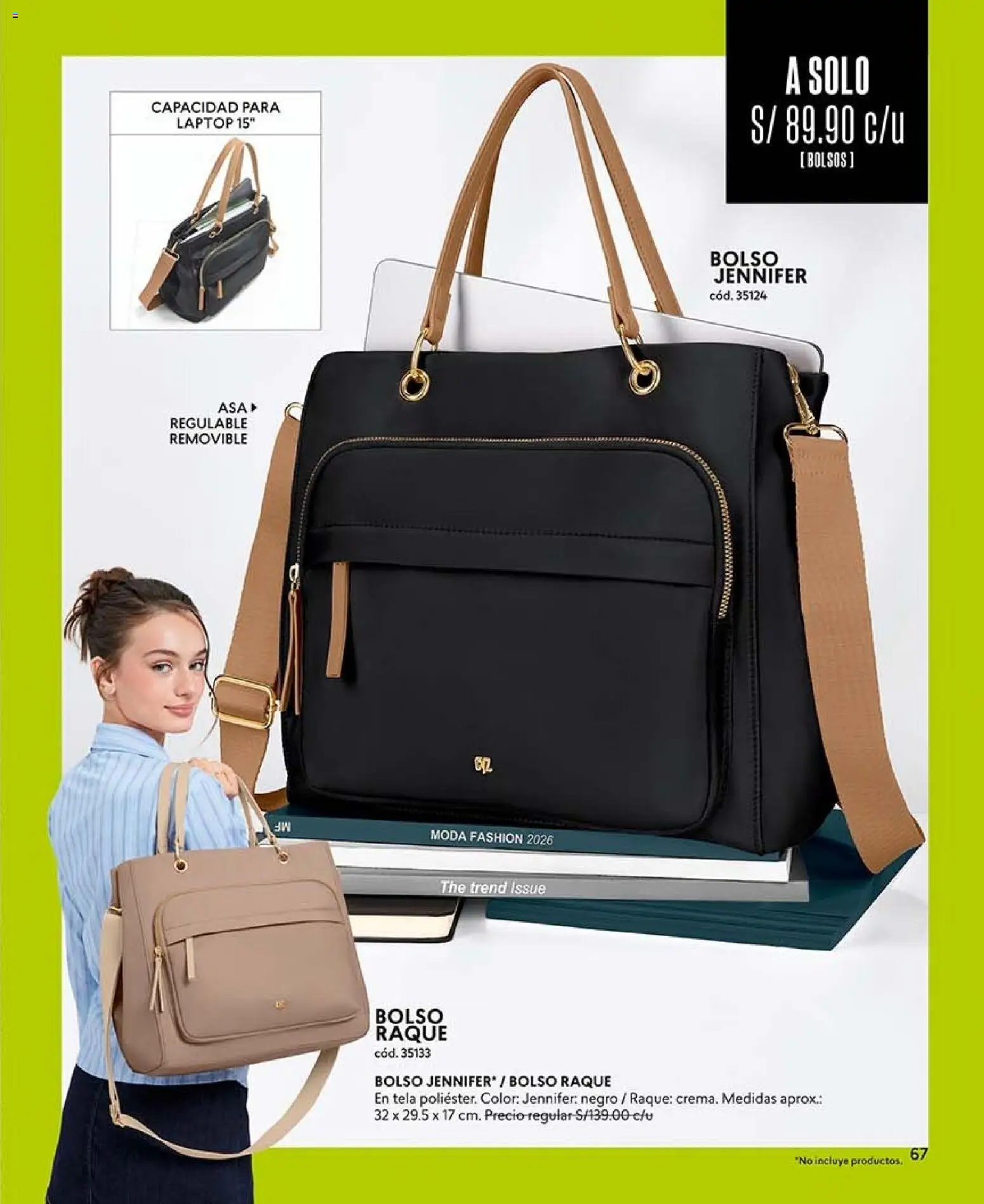 Catálogo CyZone válido desde 09/09/2026 | Página: 67 | Productos: Bolso, Laptop