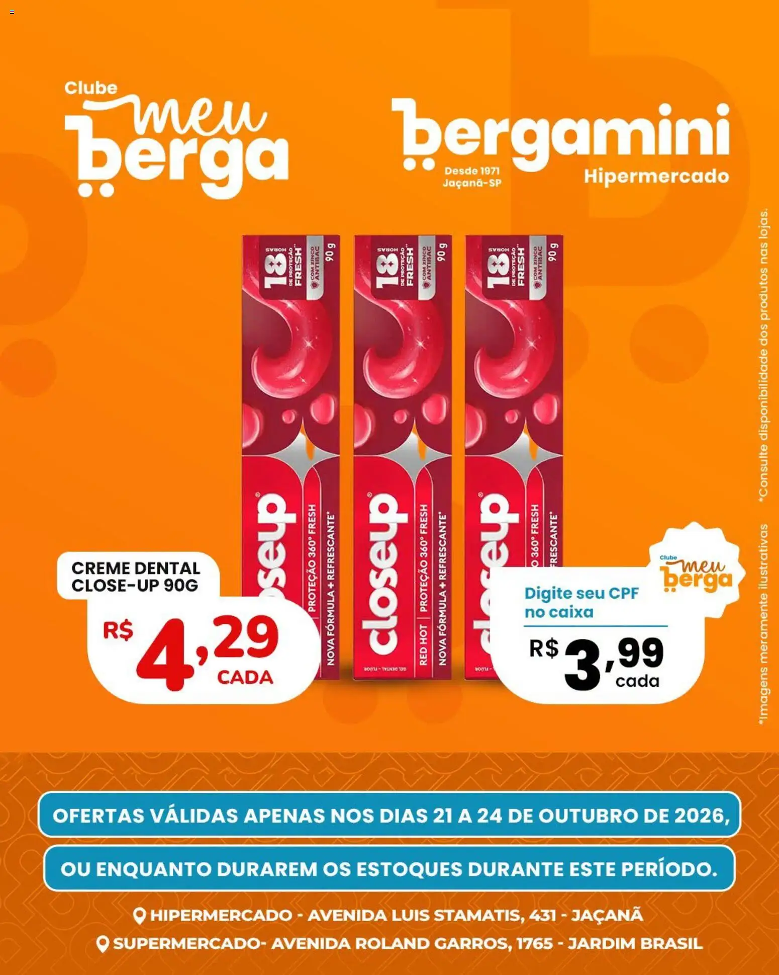 Supermercado Bergamini Folheto - válido de 21/10/2026 | Página: 10