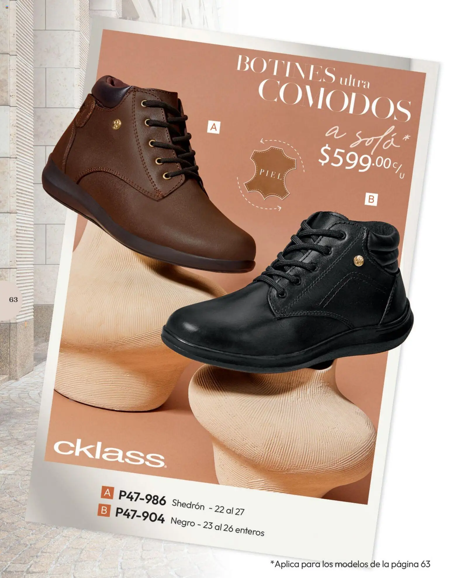 Nuevas ofertas de Cklass válidas en toda la República Mexicana desde el 11/09/2026. ¡Encuentra las mejores ofertas en Cklass catálogo Invierno! | Página: 254 | Productos: Botines