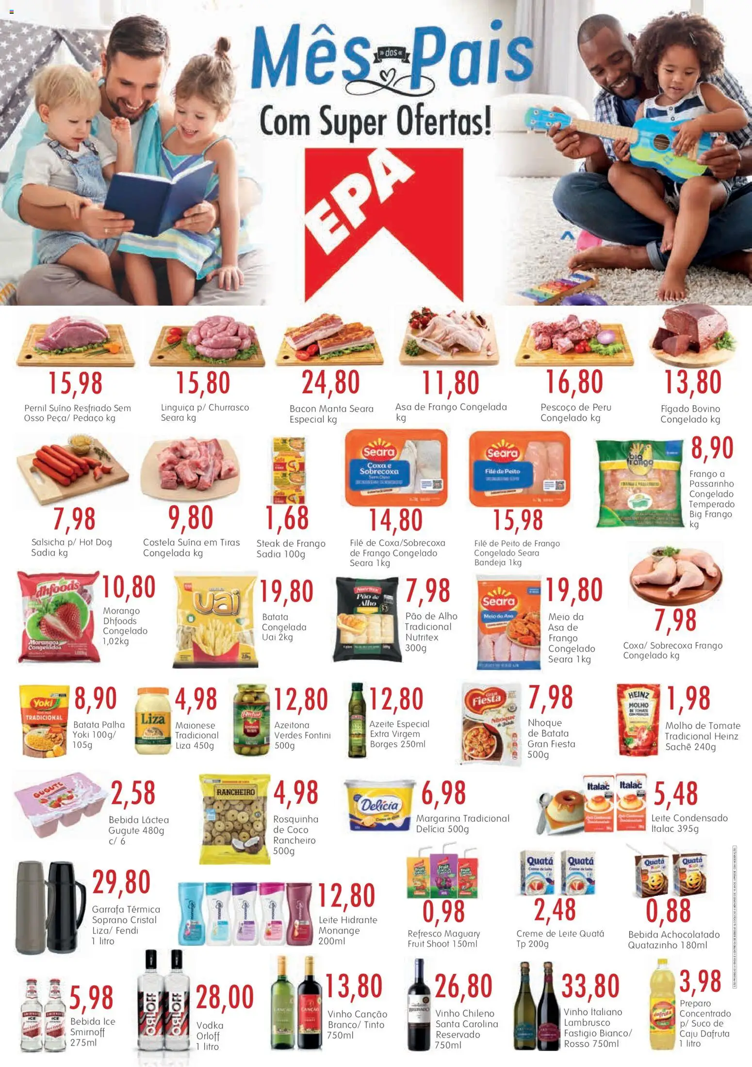EPA Folheto - válido de 06/08/2026 | Página: 1 | Produtos: Vinho, Bebida, Peru, Batata palha