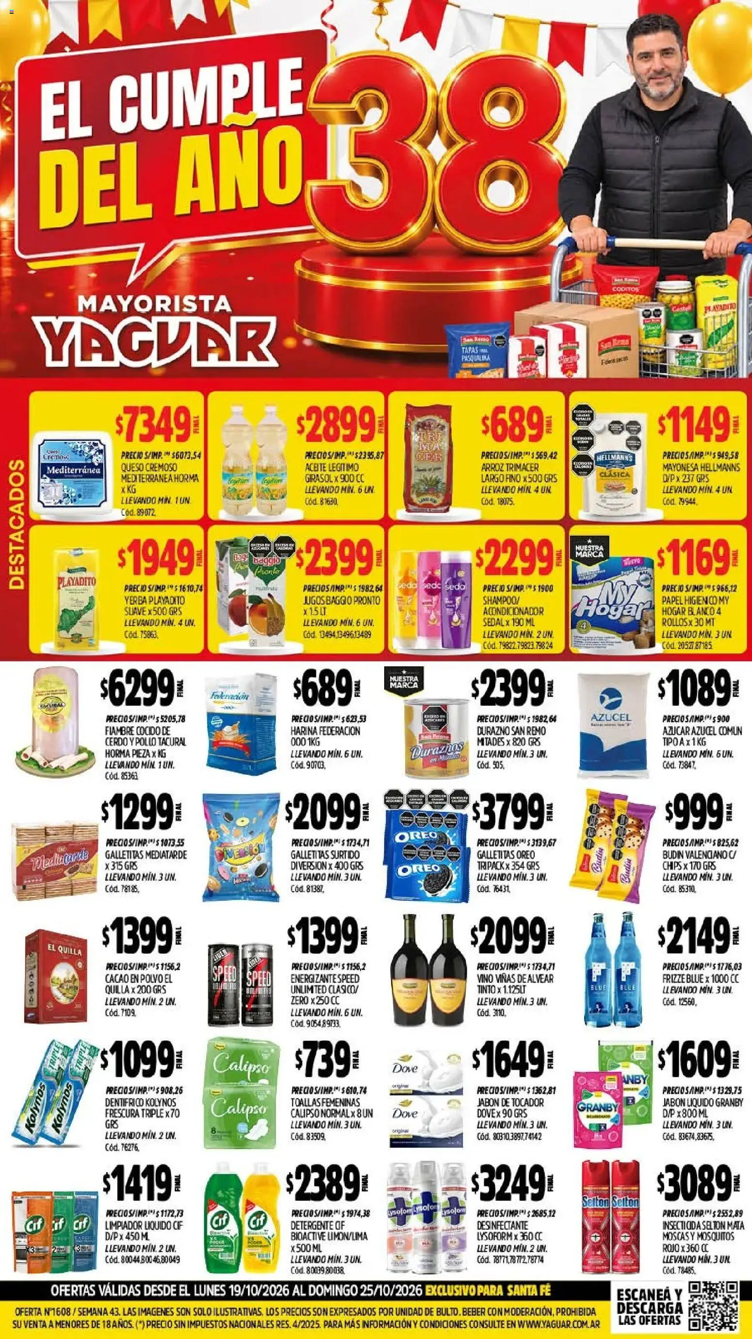 Yaguar - Oferta Semanal Santa Fé │ válido desde el 19/10/2026 | Página: 1
