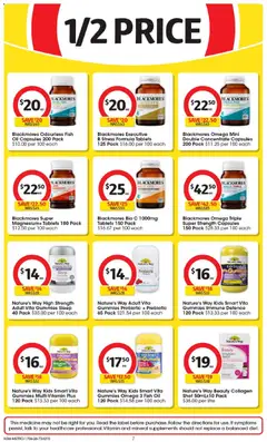 Preview of Coles catalogue - valid from 17.06.2026 | Page: 7 | Products: Oil, Collagen, Tablets, Vitamin
