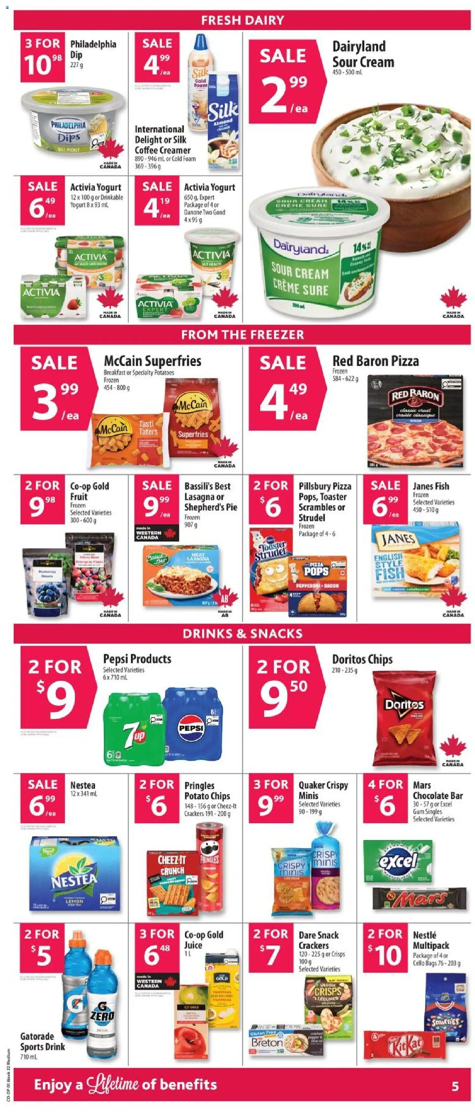 Co-op Food flyer valid from 28.05.2026 | Page: 9 | Products: Fish, Chips, Potatoes, Yogurt