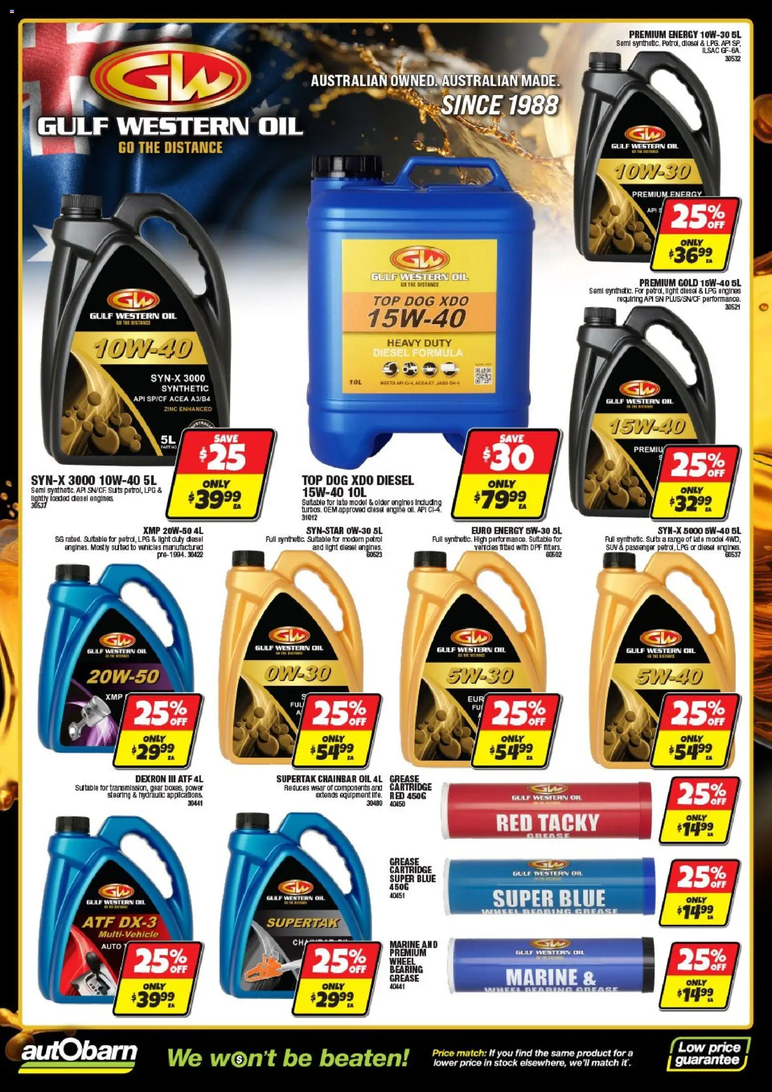 Autobarn catalogue - valid from 12/08/2026 | Page: 4 | Products: Light, Oil, Zinc
