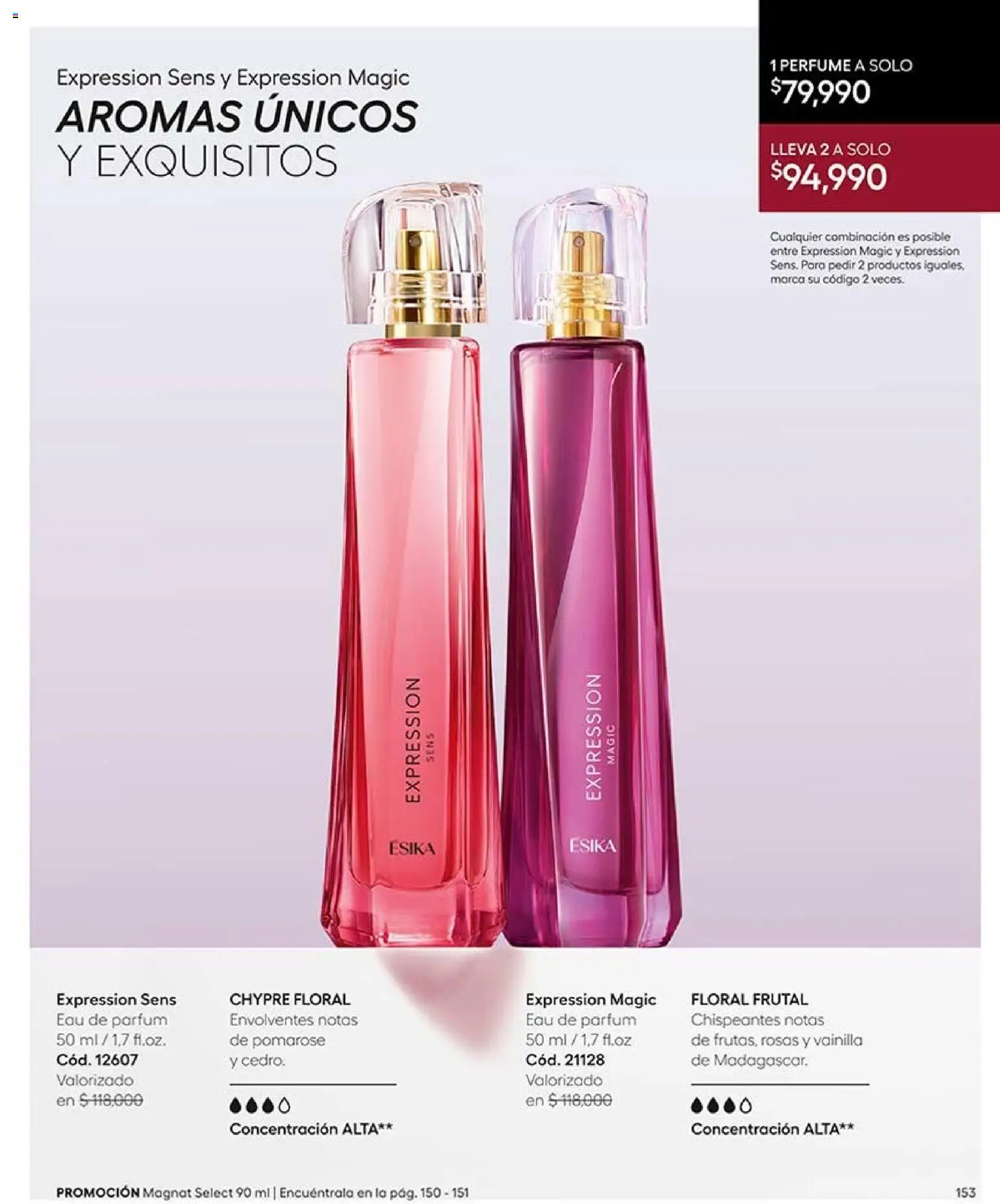 Ésika revista - valida desde el 07/09/2026 | Página: 155 | Productos: Perfume, Vainilla, Combinación