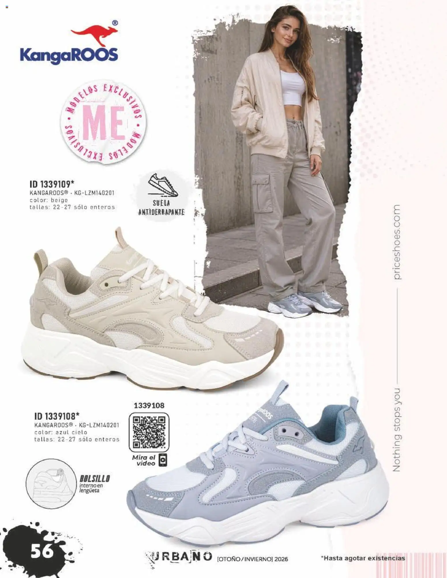 Nuevas ofertas de Price Shoes válidas en toda la República Mexicana desde el 31/07/2026. ¡Encuentra las mejores ofertas en Price Shoes catálogo Urbano! | Página: 56 | Productos: Video