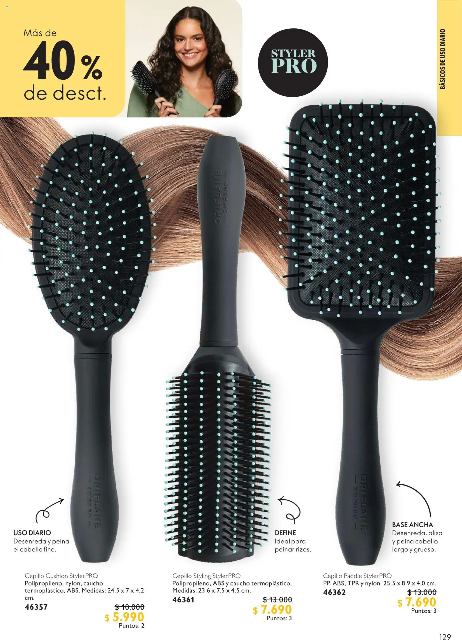 Oriflame Ofertas │ válido desde el 21.08.2026 | Página: 129 | Productos: Cepillo, Base