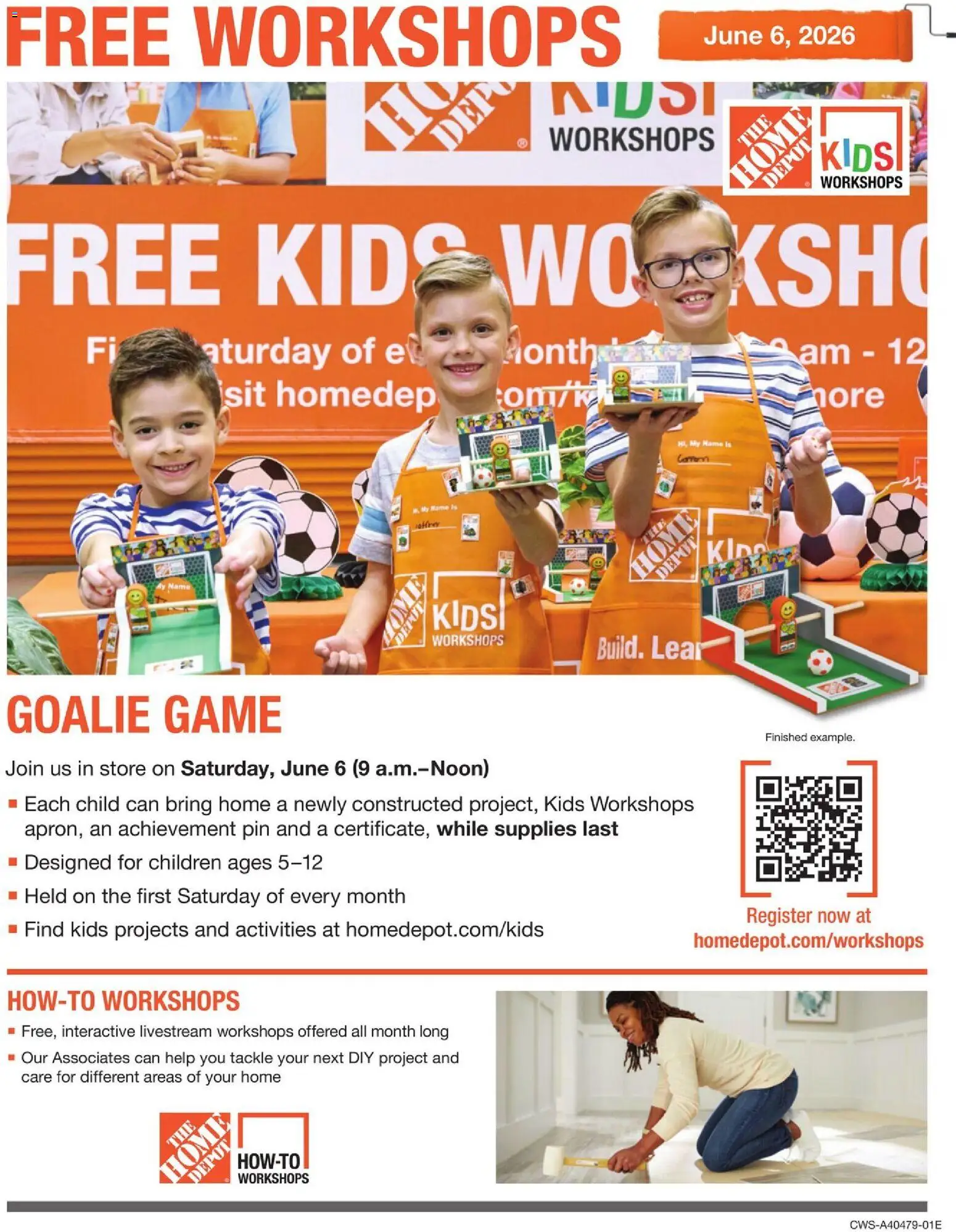 Home Depot Kids Workshop - valid from 31.05.2026 | Page: 1