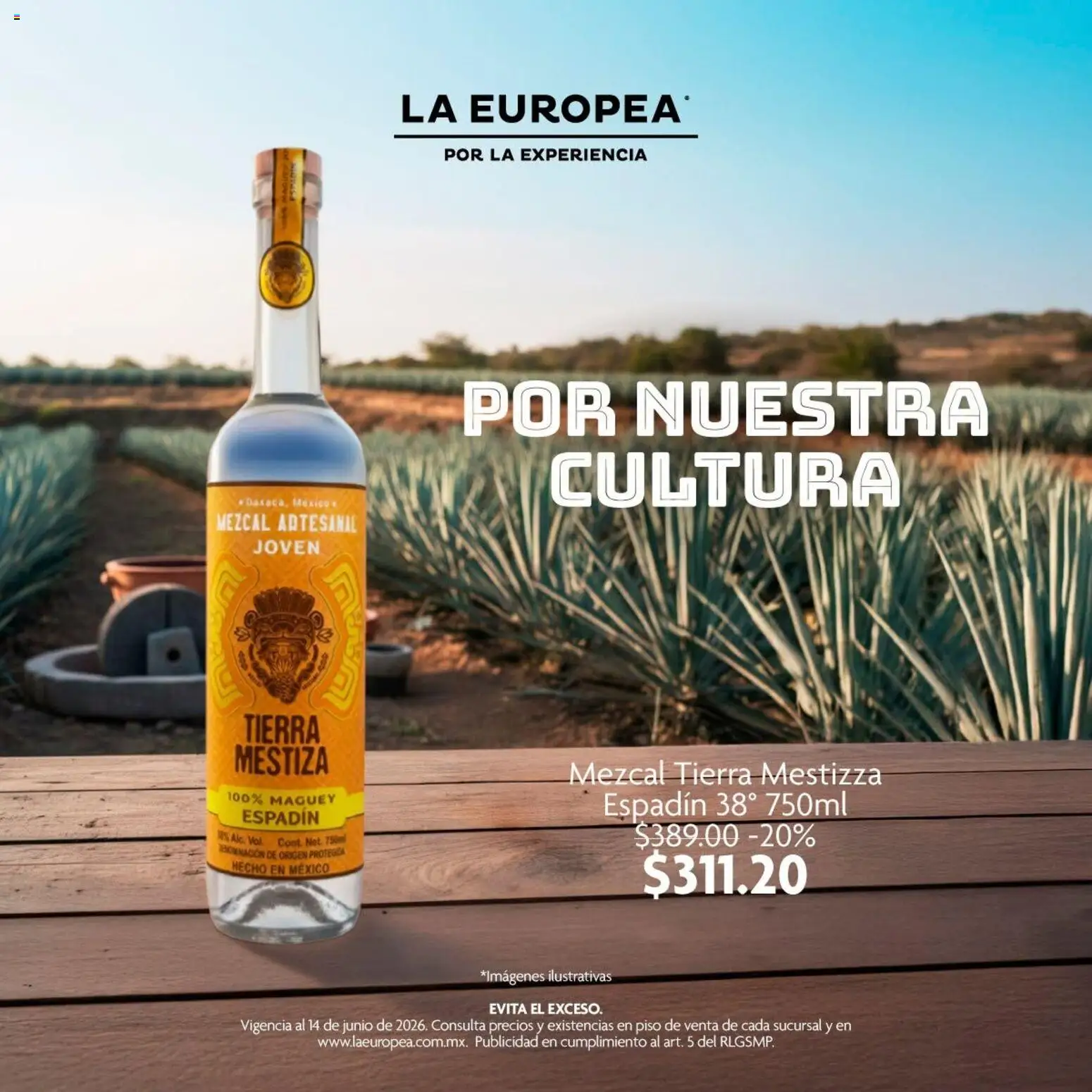 Nuevas ofertas de La Europea válidas en toda la República Mexicana desde el 11.06.2026. ¡Encuentra las mejores ofertas en La Europea catálogo En junio brindamos con Mexico! | Página: 3