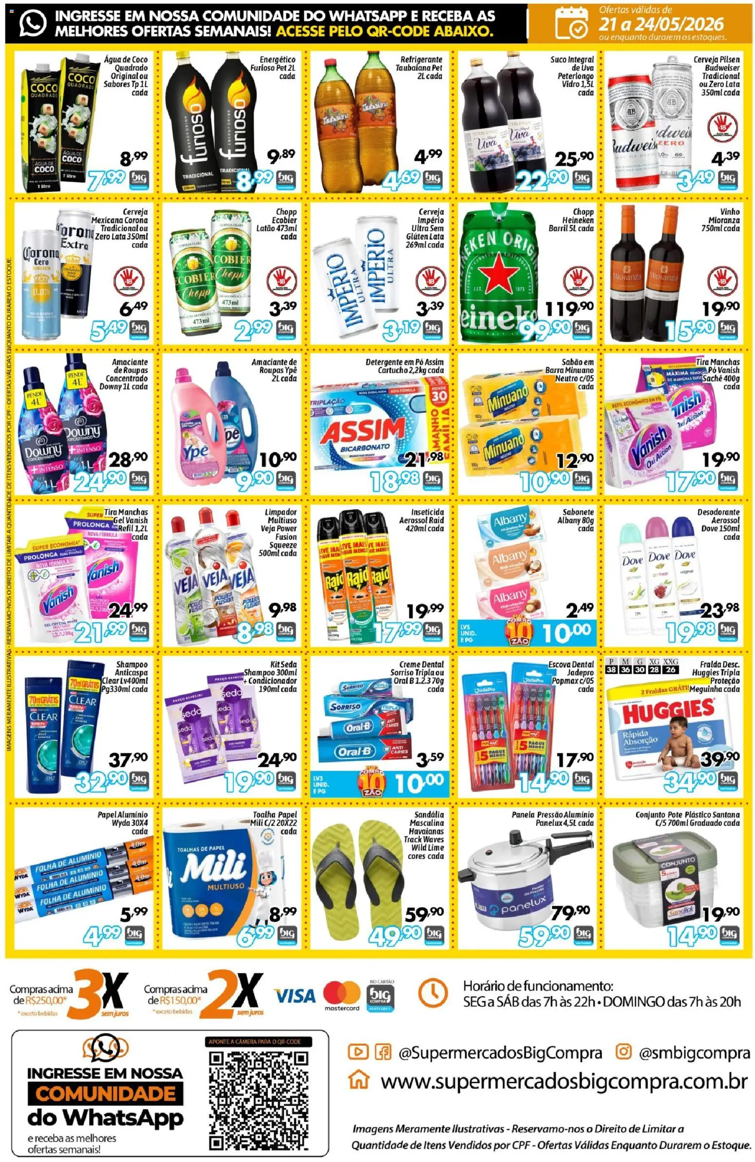 Big Compra Folheto - válido de 21.05.2026 | Página: 4 | Produtos: Cartucho, Fraldas, Dove, Câmera