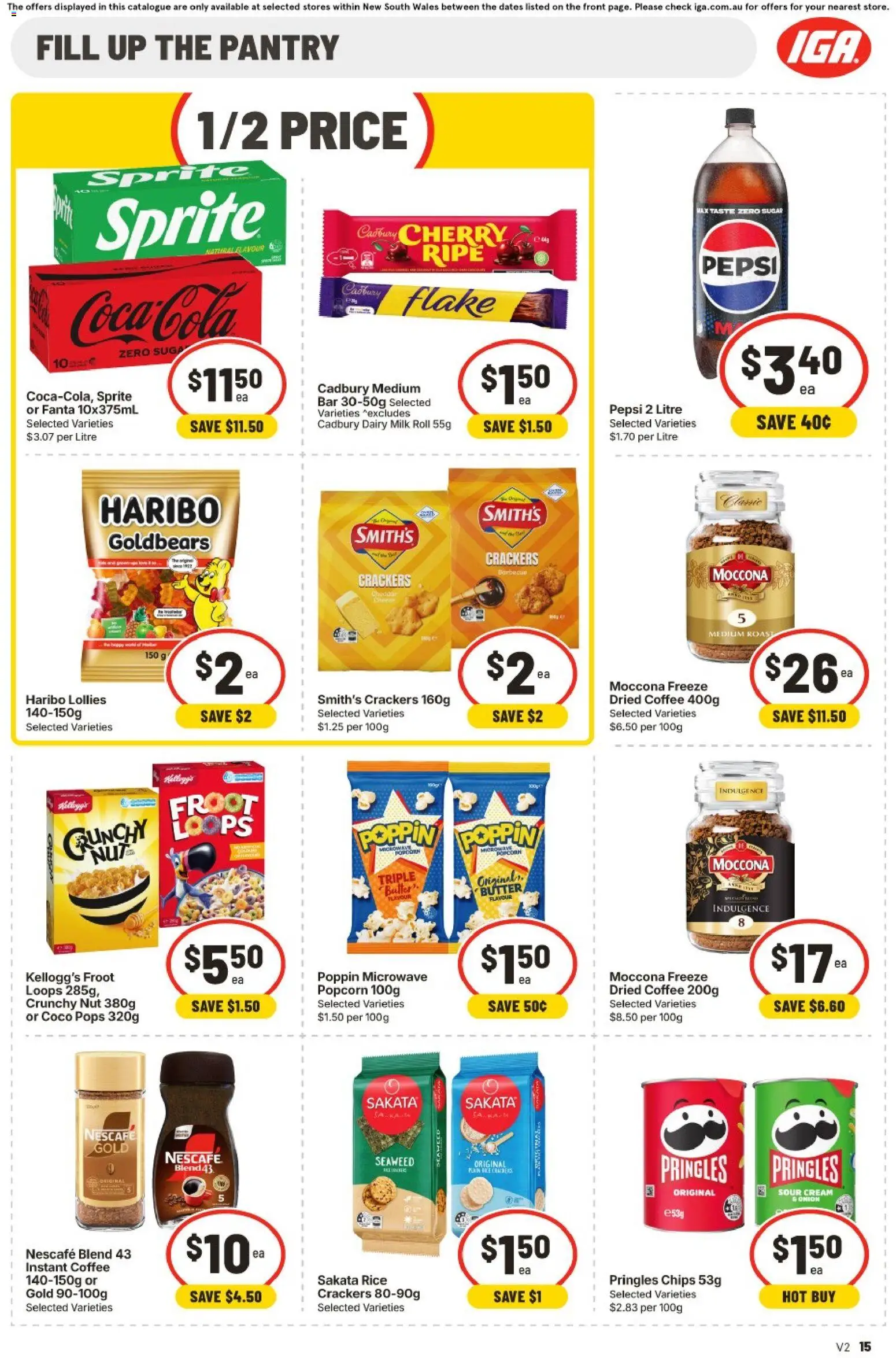 IGA catalogue - valid from 26/08/2026 | Page: 13 | Products: Coffee, Sour cream, Lollies, Popcorn