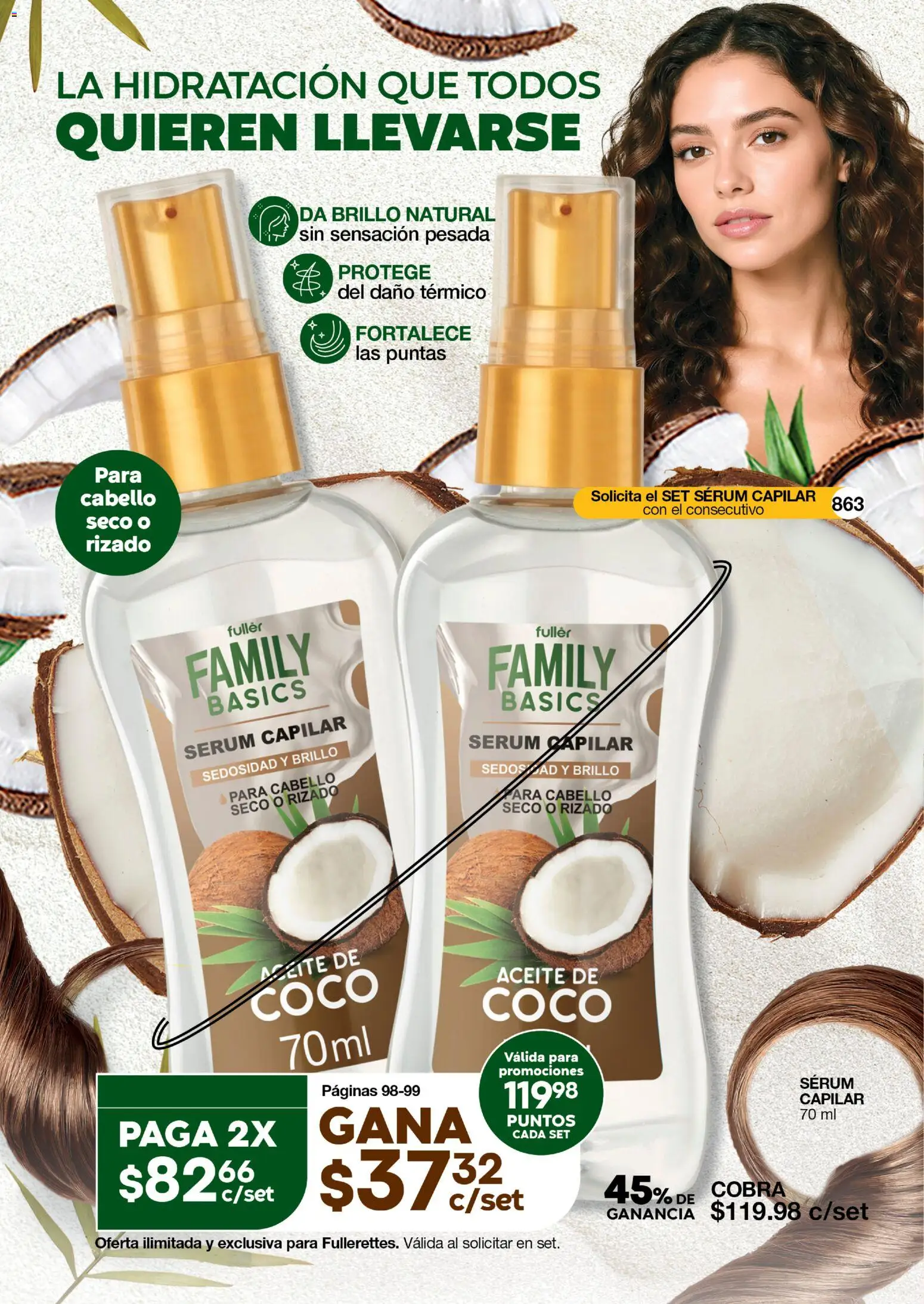 Nuevas ofertas de Fuller válidas en toda la República Mexicana desde el 22/07/2026. ¡Encuentra las mejores ofertas en Fuller Gana Más 8 2026! | Página: 30 | Productos: Serum, Brillo, Aceite