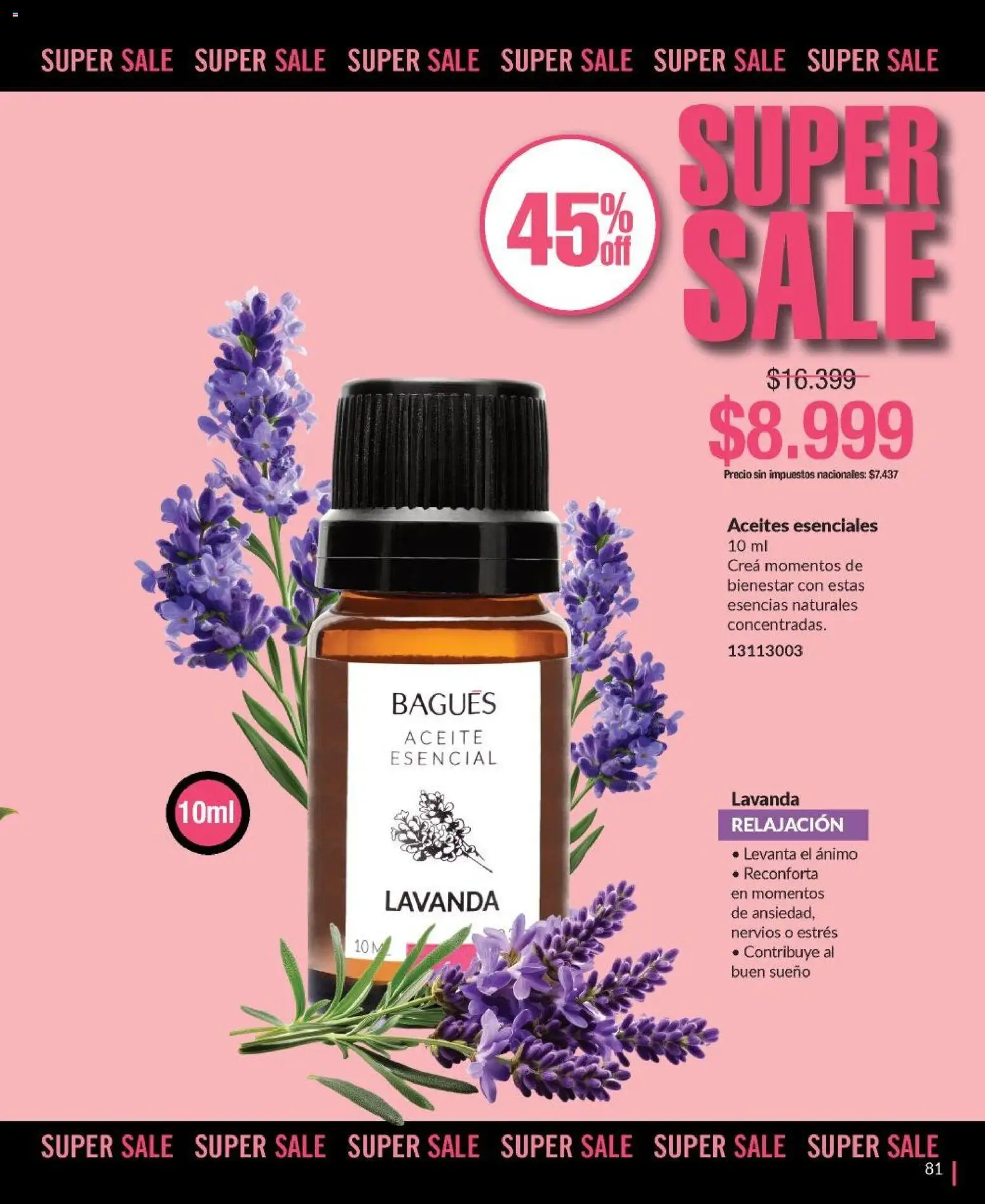 Bagués - Catálogo │ válido desde el 09.03.2026 | Página: 81 | Productos: Aceite, Esencias