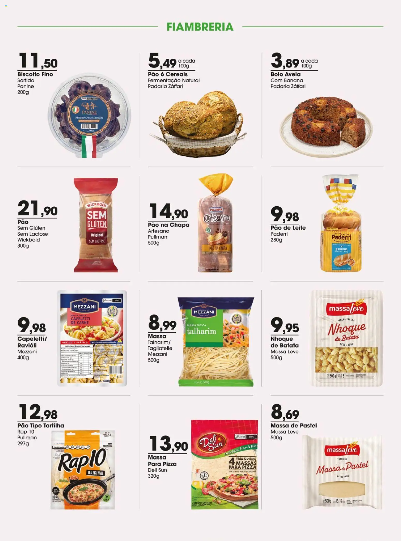 Zaffari Folheto - válido de 15/09/2026 | Página: 11 | Produtos: Biscoito, Pizza, Cereais, Bolo