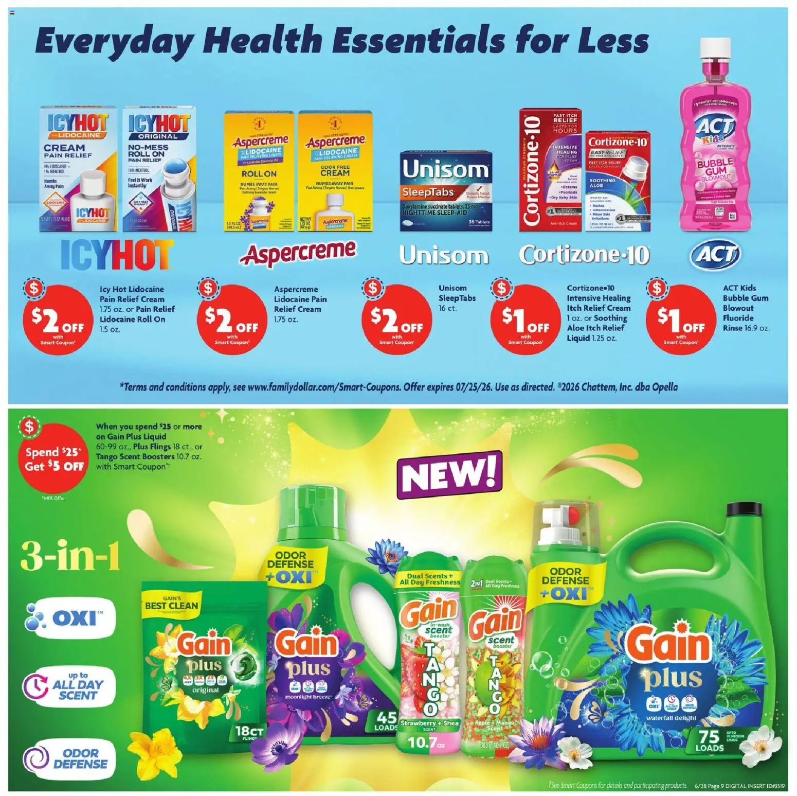 Family Dollar Weekly Ad - valid from 06/28/2026 | Page: 6 | Products: Cream, Mango