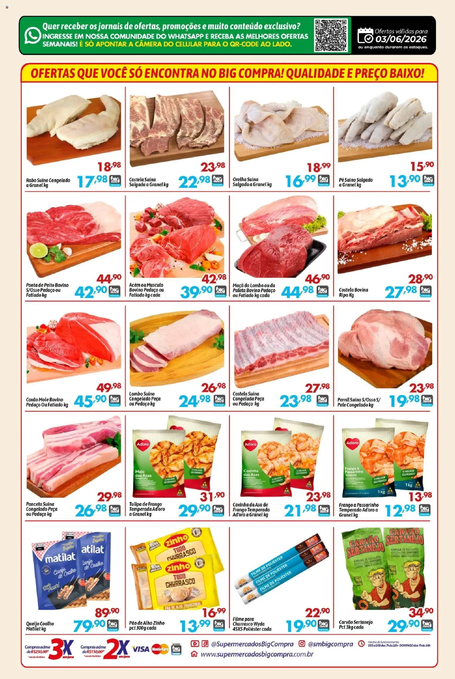 Big Compra Folheto - válido de 03.06.2026 | Página: 2 | Produtos: Celular, Queijo, Queijo coalho, Câmera