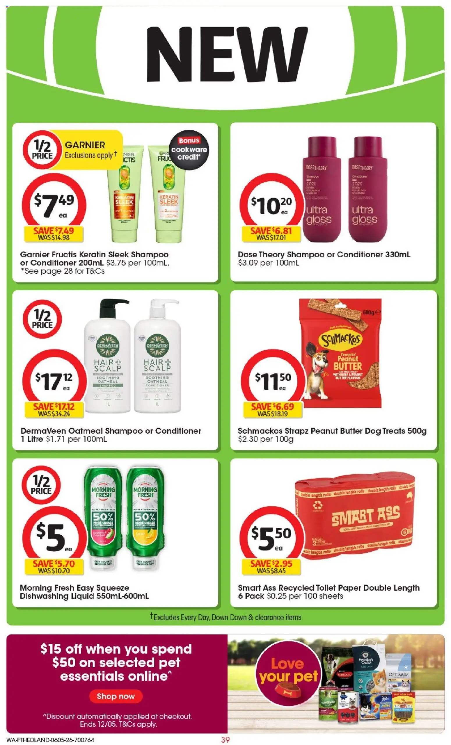 Coles catalogue - valid from 06.05.2026 | Page: 39 | Products: Butter, Shampoo, Beef, Toilet paper