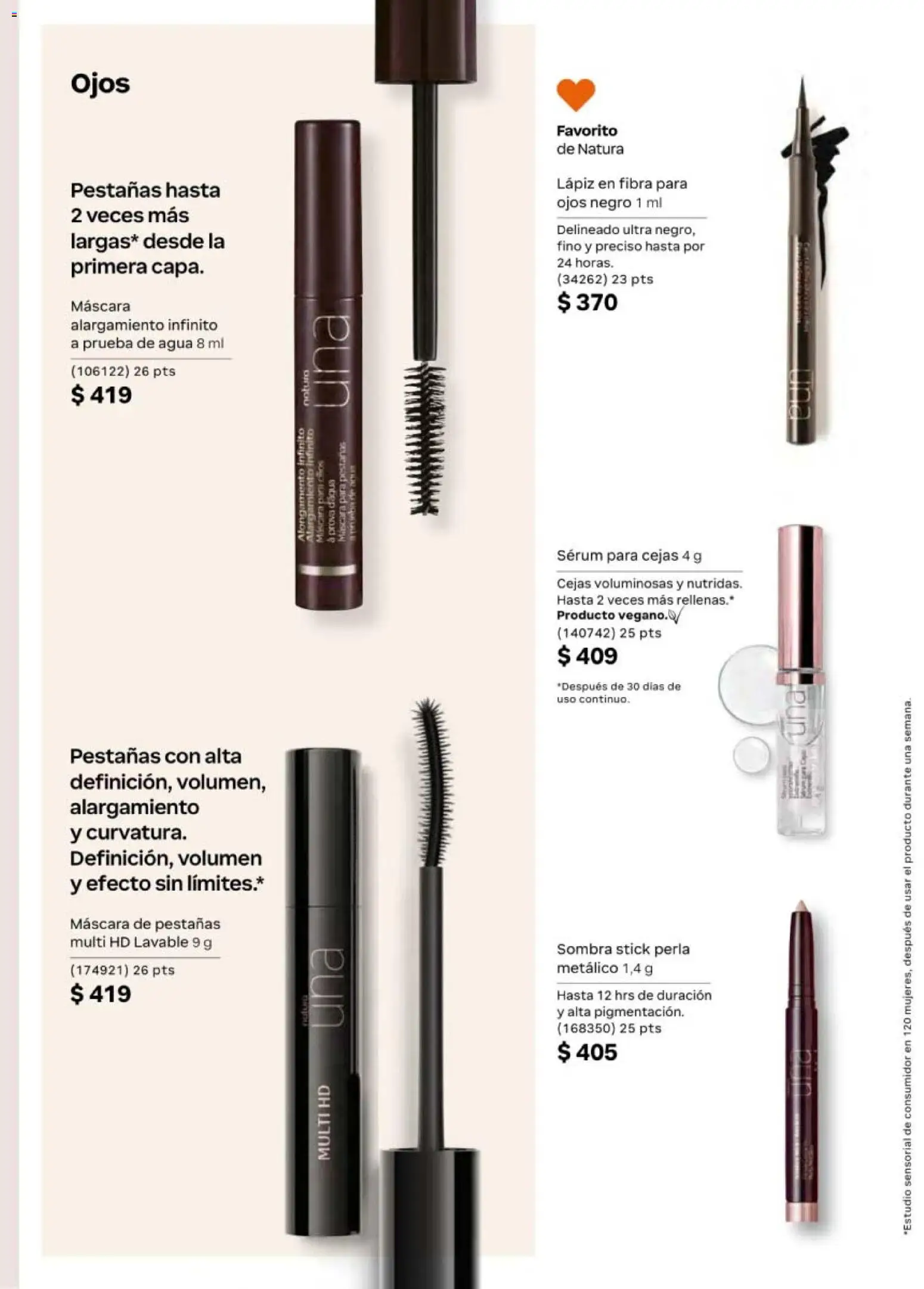 Nuevas ofertas de Natura válidas en toda la República Mexicana desde el 24.04.2026. ¡Encuentra las mejores ofertas en Natura campaña 7 2026! | Página: 61 | Productos: Serum, Agua, Máscara de pestañas, Sombra