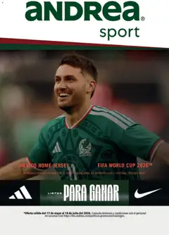 Vista previa de Andrea catálogo Listos para ganar, nuevo folleto de la tienda, válido en México a partir del 17.05.2026