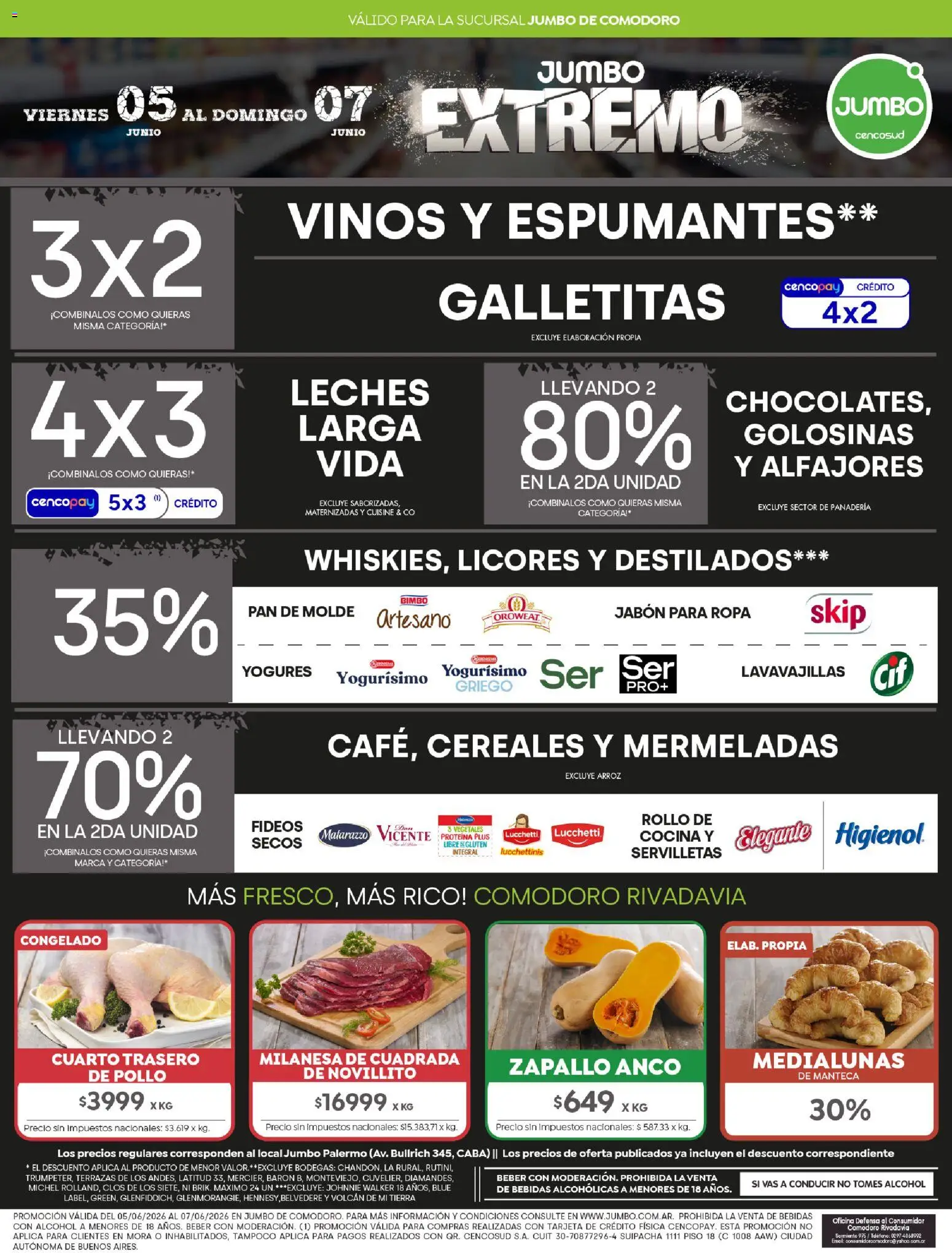 Jumbo ofertas │ válido desde el 05.06.2026 | Página: 1 | Productos: Teléfono, Cocina, Manteca, Cereales