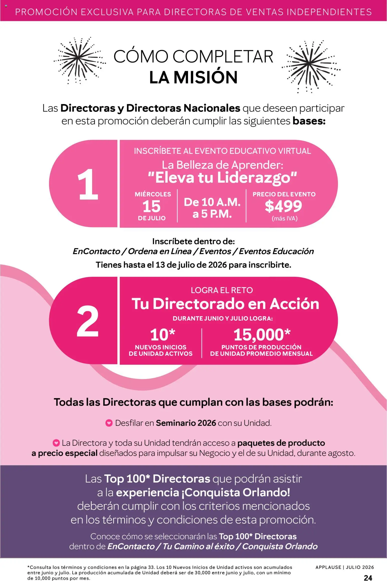Nuevas ofertas de Mary Kay válidas en toda la República Mexicana desde el 01/07/2026. ¡Encuentra las mejores ofertas en Catálogo Mary Kay Applause 2026! | Página: 24 | Productos: Top