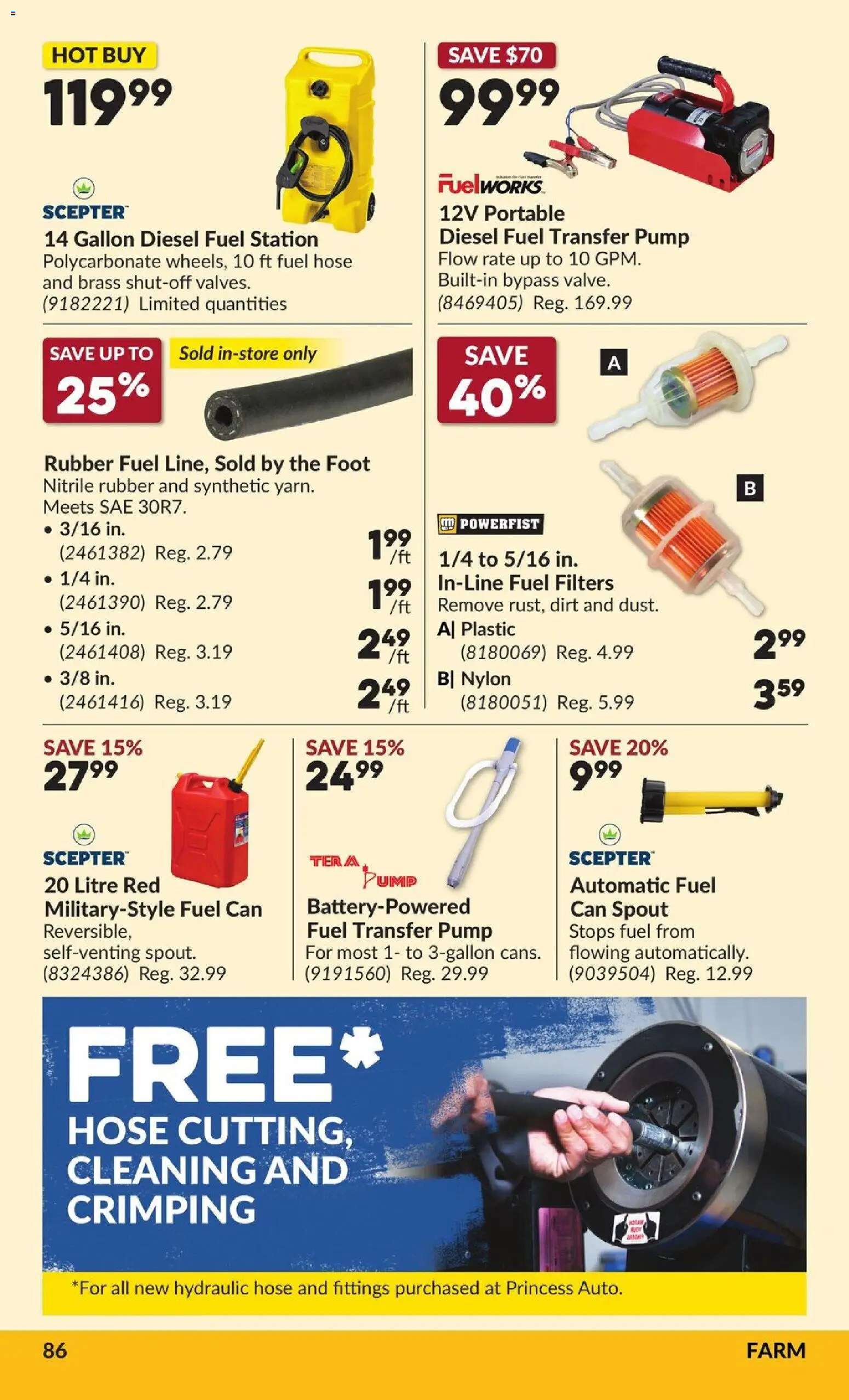 Princess Auto flyer valid from Jul 28, 2026 | Page: 91