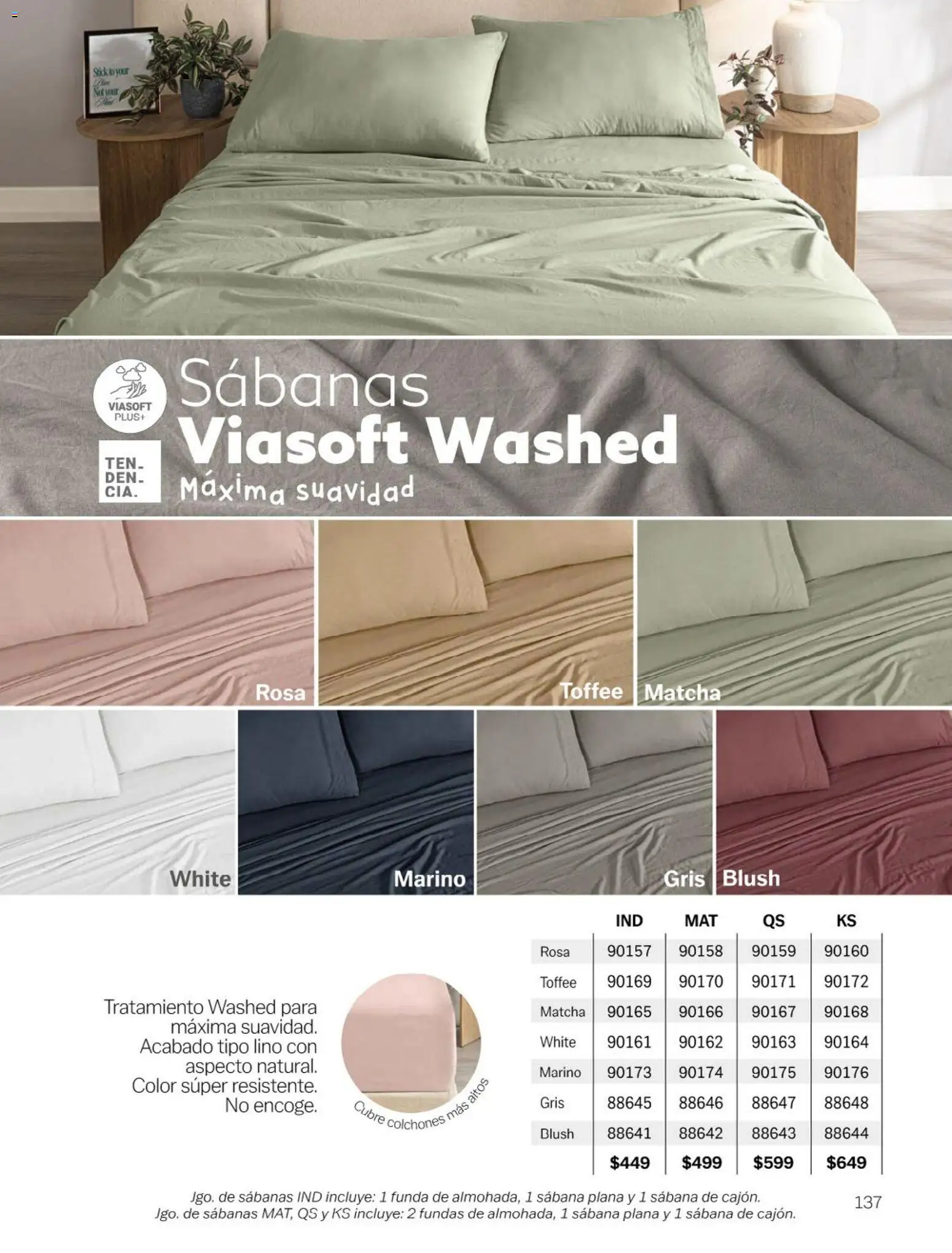 Nuevas ofertas de Vianney válidas en toda la República Mexicana desde el 23.01.2026. ¡Encuentra las mejores ofertas en Vianney catálogo Chavos! | Página: 139 | Productos: Funda, Sabanas