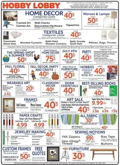 Preview of Hobby Lobby weekly ads valid from 06/28/2026