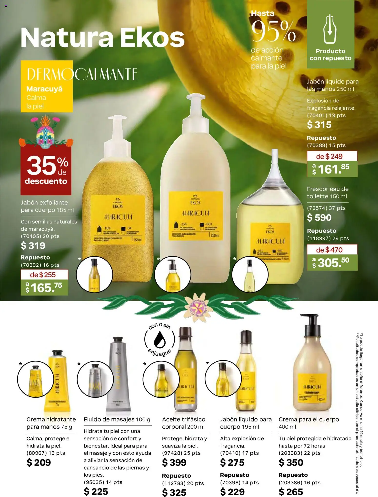 Nuevas ofertas de Natura válidas en toda la República Mexicana desde el 02/10/2026. ¡Encuentra las mejores ofertas en Natura campaña  15 2026! | Página: 110 | Productos: Semillas, Exfoliante, Eau de toilette, Jabón