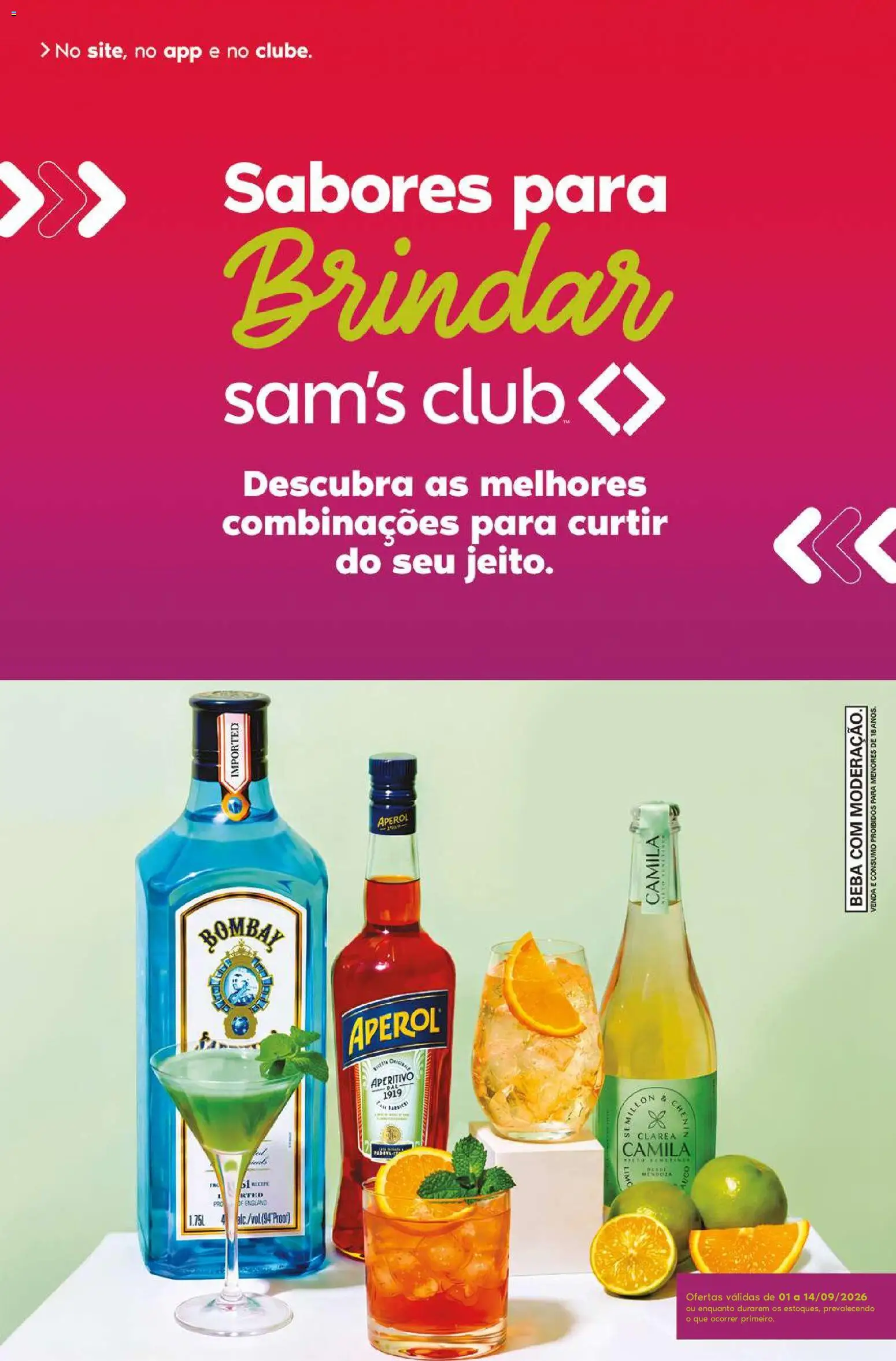 Sam's Club Folheto - válido de 01/09/2026 | Página: 1 | Produtos: Aperol