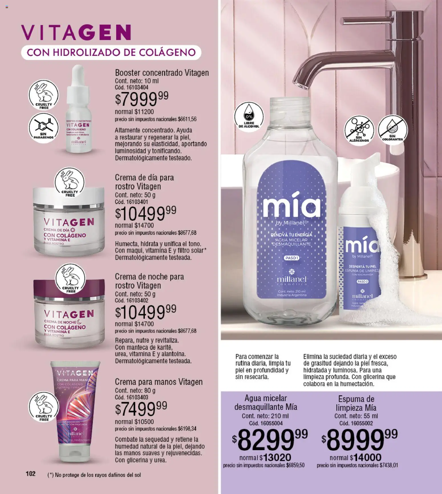 Millanel - Catálogo │ válido desde el 25.05.2026 | Página: 126 | Productos: Agua, Espuma, Manteca, Crema