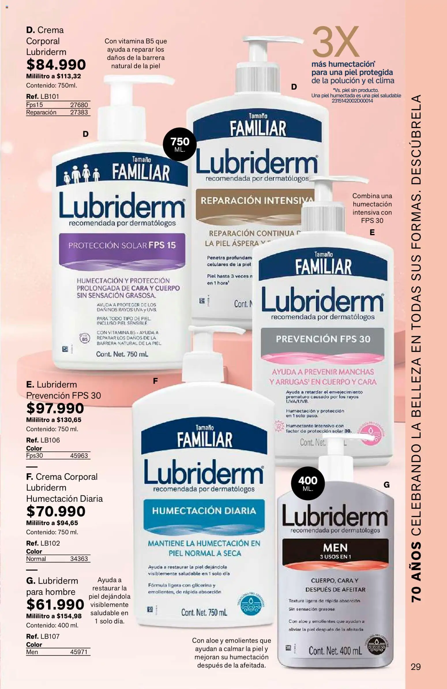 Leonisa revista - valida desde el 15/07/2026 | Página: 29 | Productos: Crema, Uva