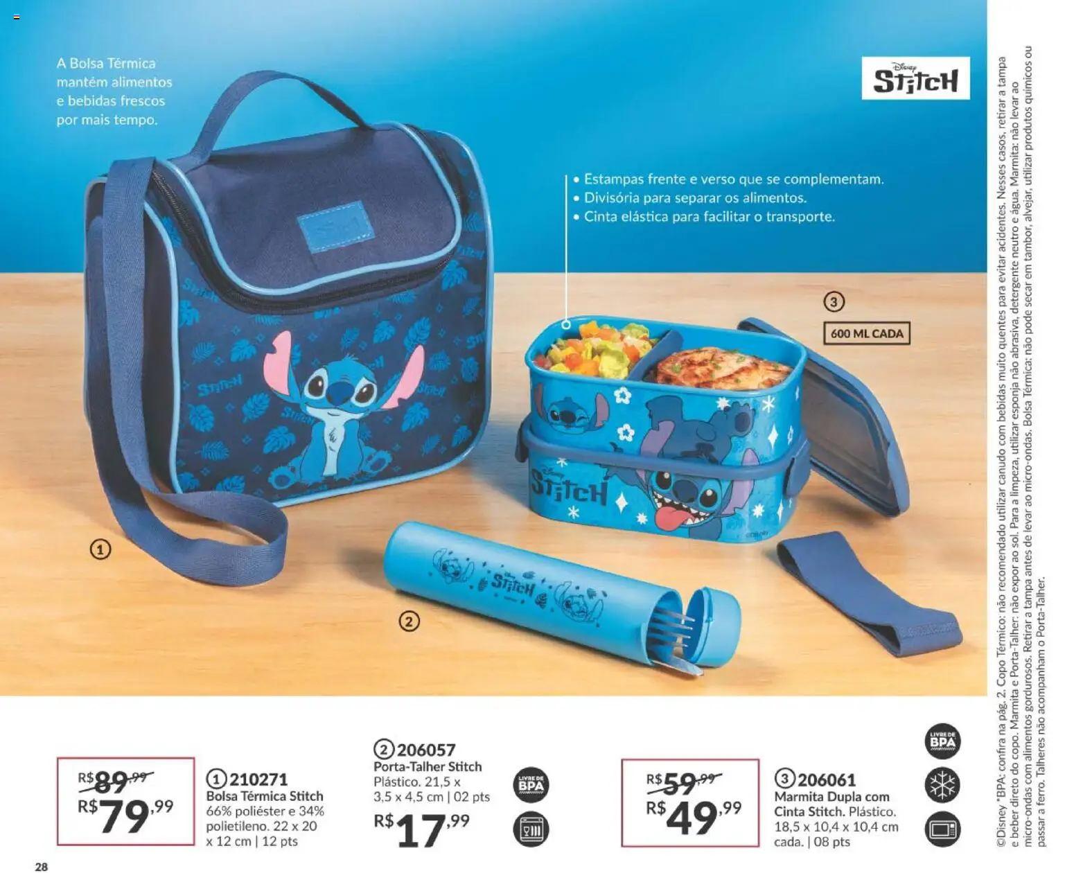 Avon Folheto - válido de 01/09/2026 | Página: 28 | Produtos: Esponja, Talheres, Microondas, Alimentos